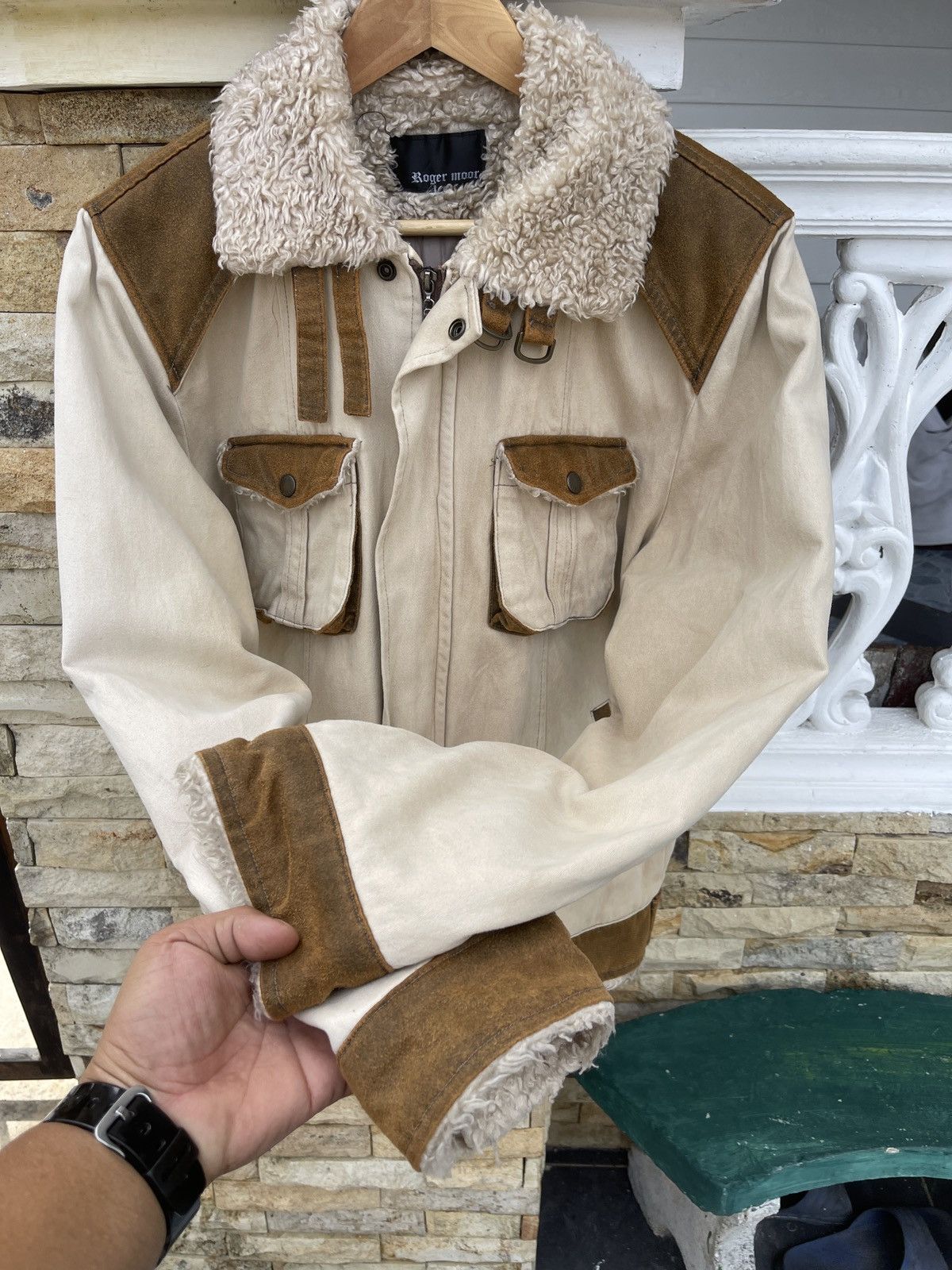 Marc Jacobs Last Drop🔥Rare🔥Marc Jacob Sherpa Leather Jacket Size US L / EU 52-54 / 3 - 6 Thumbnail