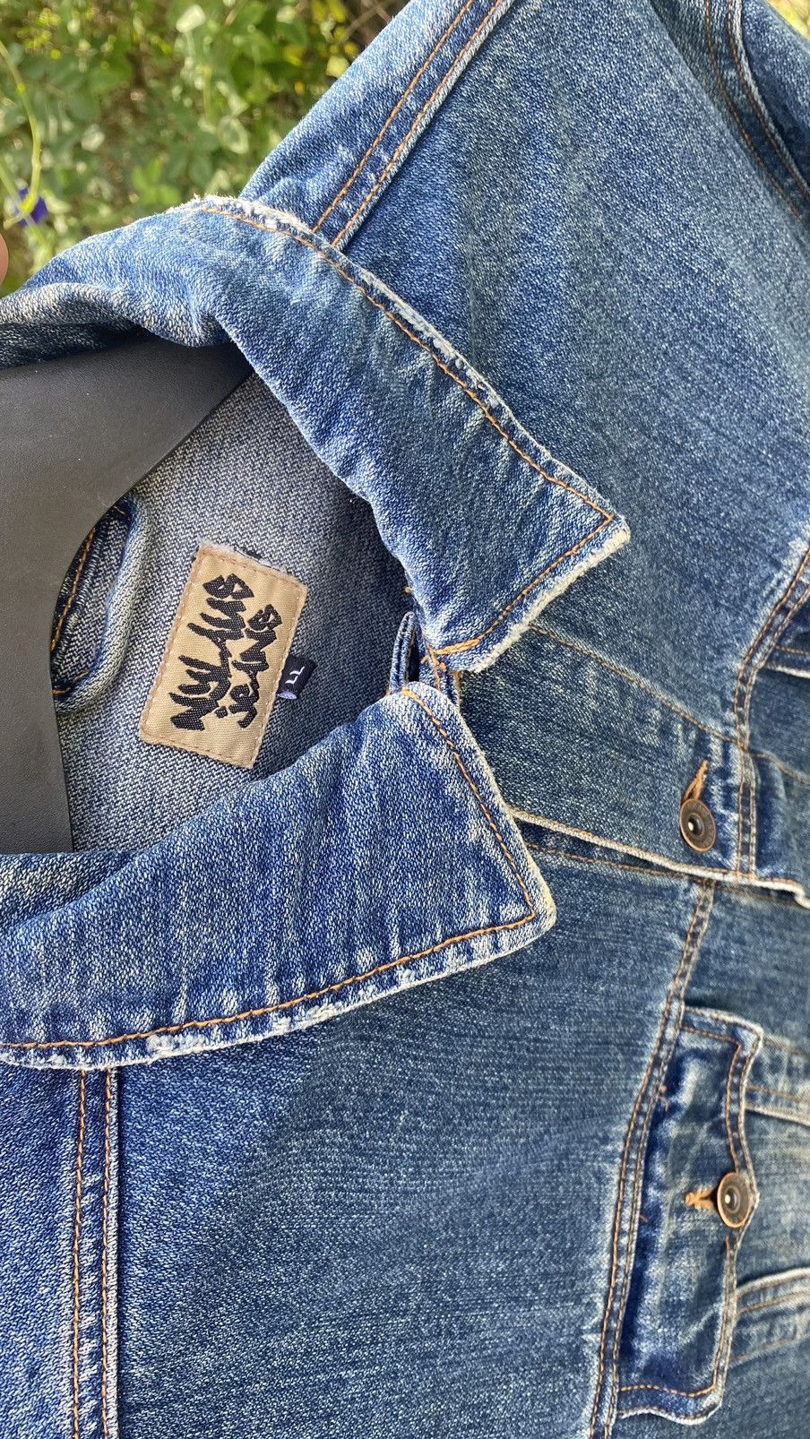 Japanese Brand × Vintage Vintage Nylaus Jeans Denim Jacket Size US XL / EU 56 / 4 - 17 Thumbnail