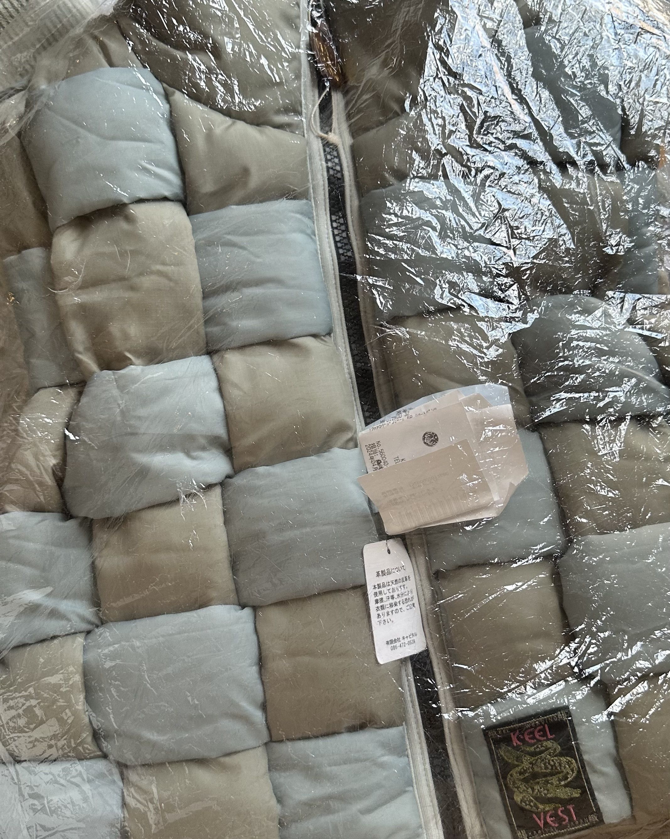 Kapital Kapital Nylon Diet Keel Woven Vest Grey/Blue Size ONE SIZE - 3 Thumbnail