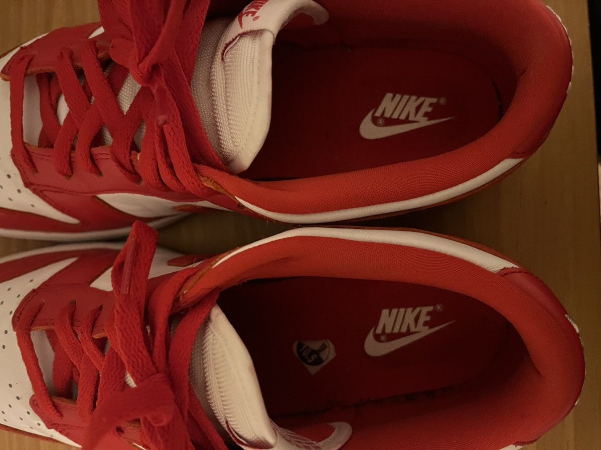 Nike Nike Dunk Low St. John’s Red White Size 10.5 Size US 10.5 / EU 43-44 - 5 Thumbnail