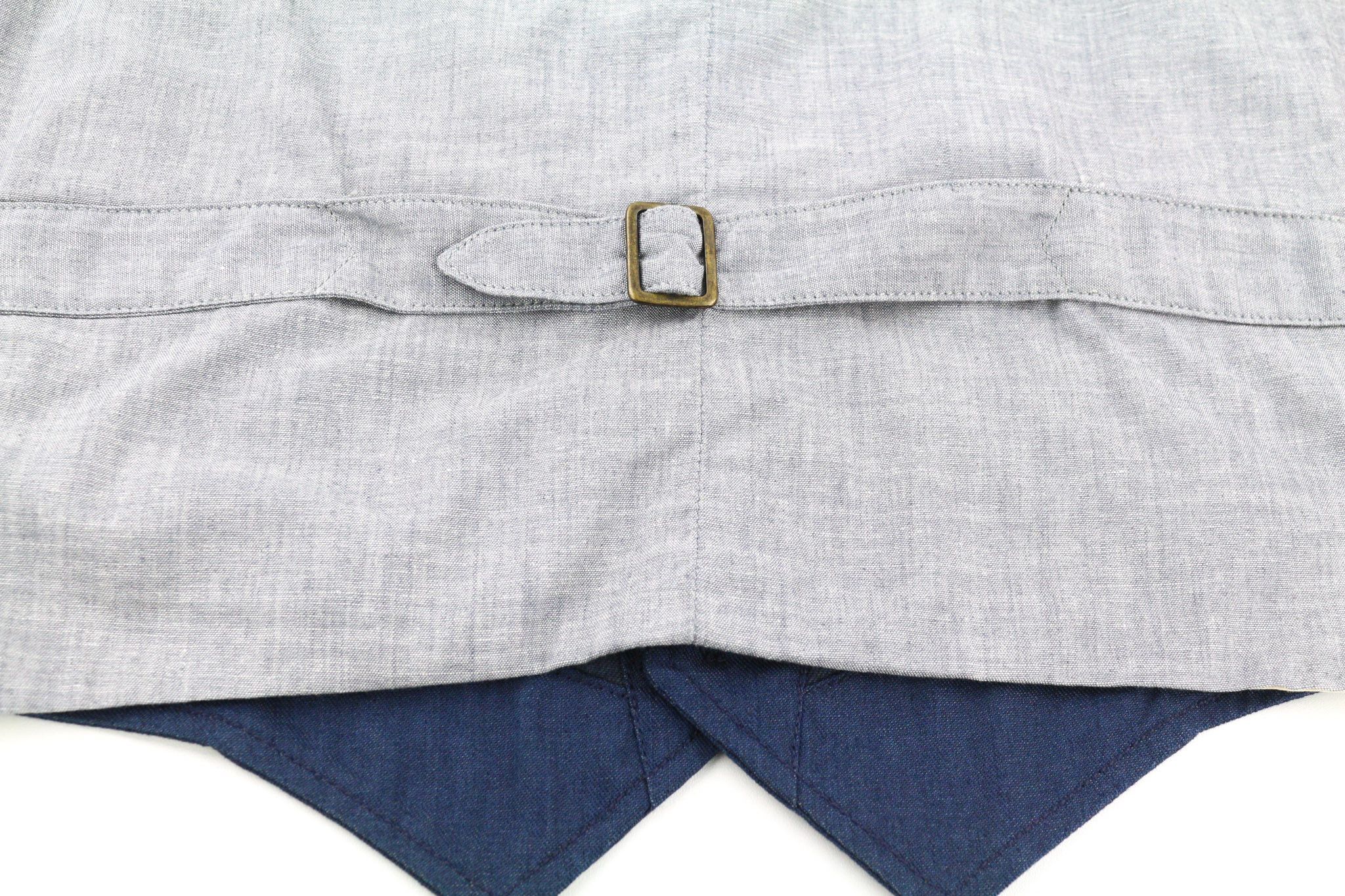 Nudie Jeans S Organic Cotton Patch Pockets Logo Blue Vest 80721 Size US S / EU 44-46 / 1 - 6 Thumbnail