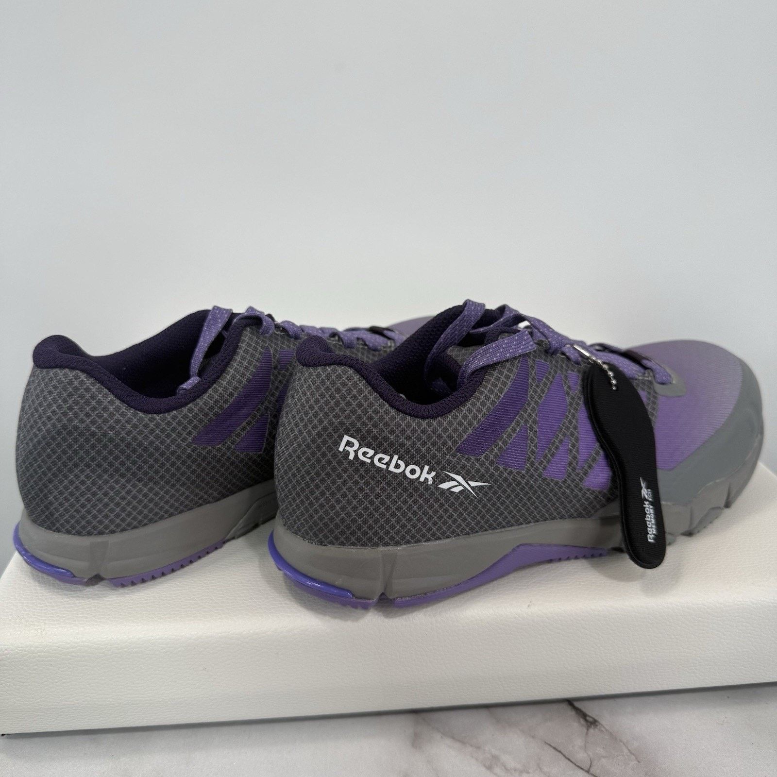 Reebok Reebok Speed TR Composite Toe Sneakers, Purple/Grey, Women's Size US 6 / IT 36 - 9 Thumbnail