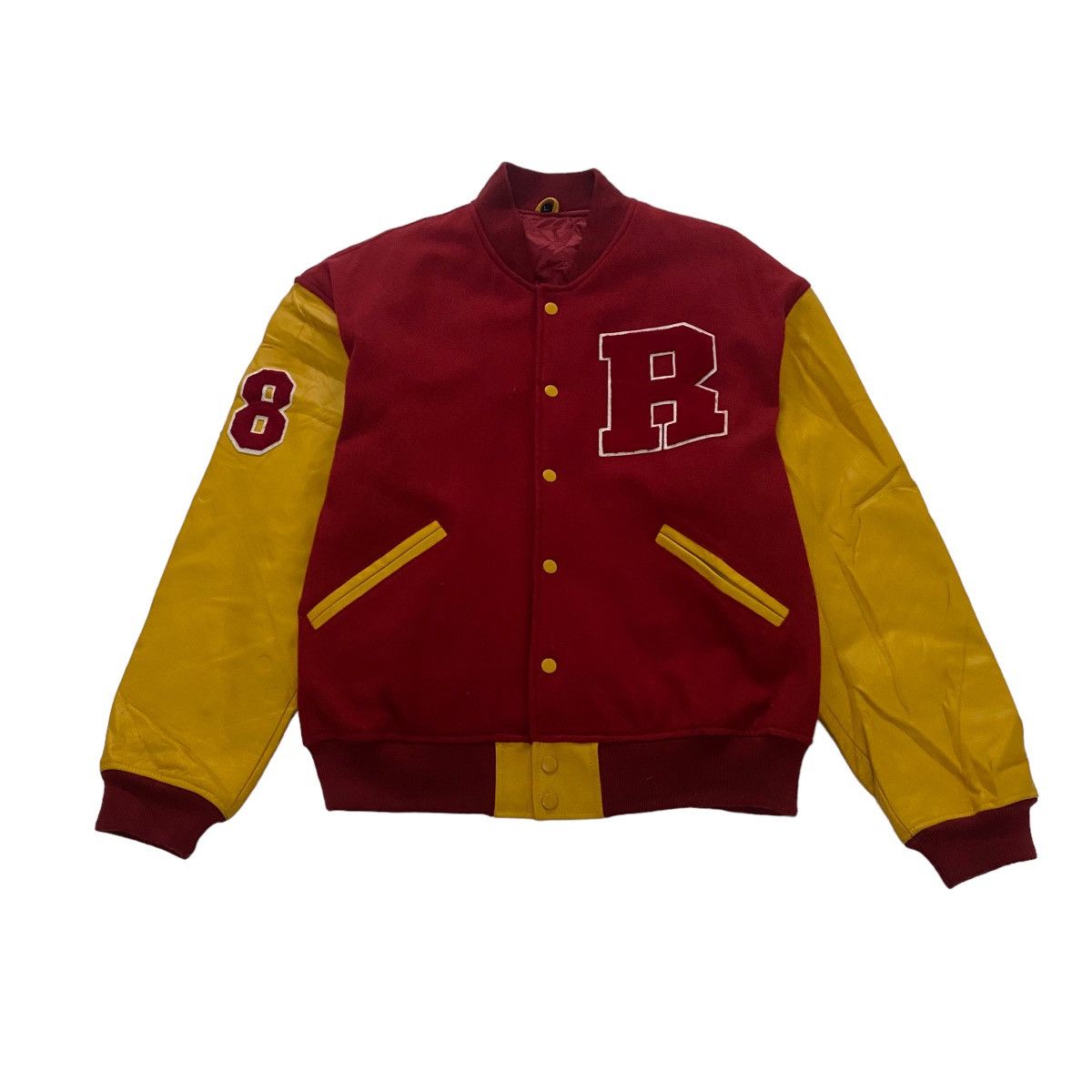 Japanese Brand × Vintage ✨Vintage Ryoko Hirosup Original wool varsity jacket Size US L / EU 52-54 / 3 - 1 Thumbnail