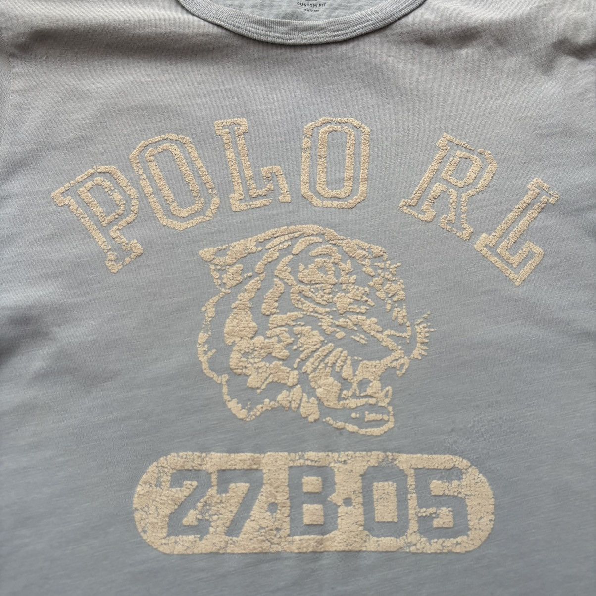 Polo Ralph Lauren Polo Ralph Lauren Custom Fit Tiger Graphic Tee Baby Blue Size US S / EU 44-46 / 1 - 4 Thumbnail