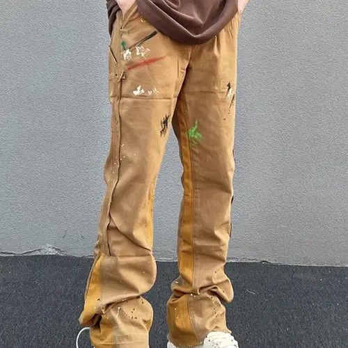 Jean Paint Splatter Flare Jeans Size US 30 / EU 46 - 2 Thumbnail