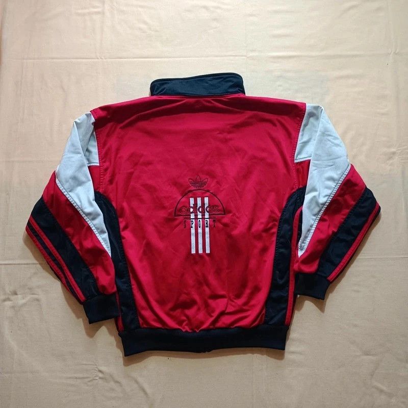 Adidas Vintage 80s Adidas Tracksuit Jacket Medium M Big Logo Size US M / EU 48-50 / 2 - 13 Thumbnail