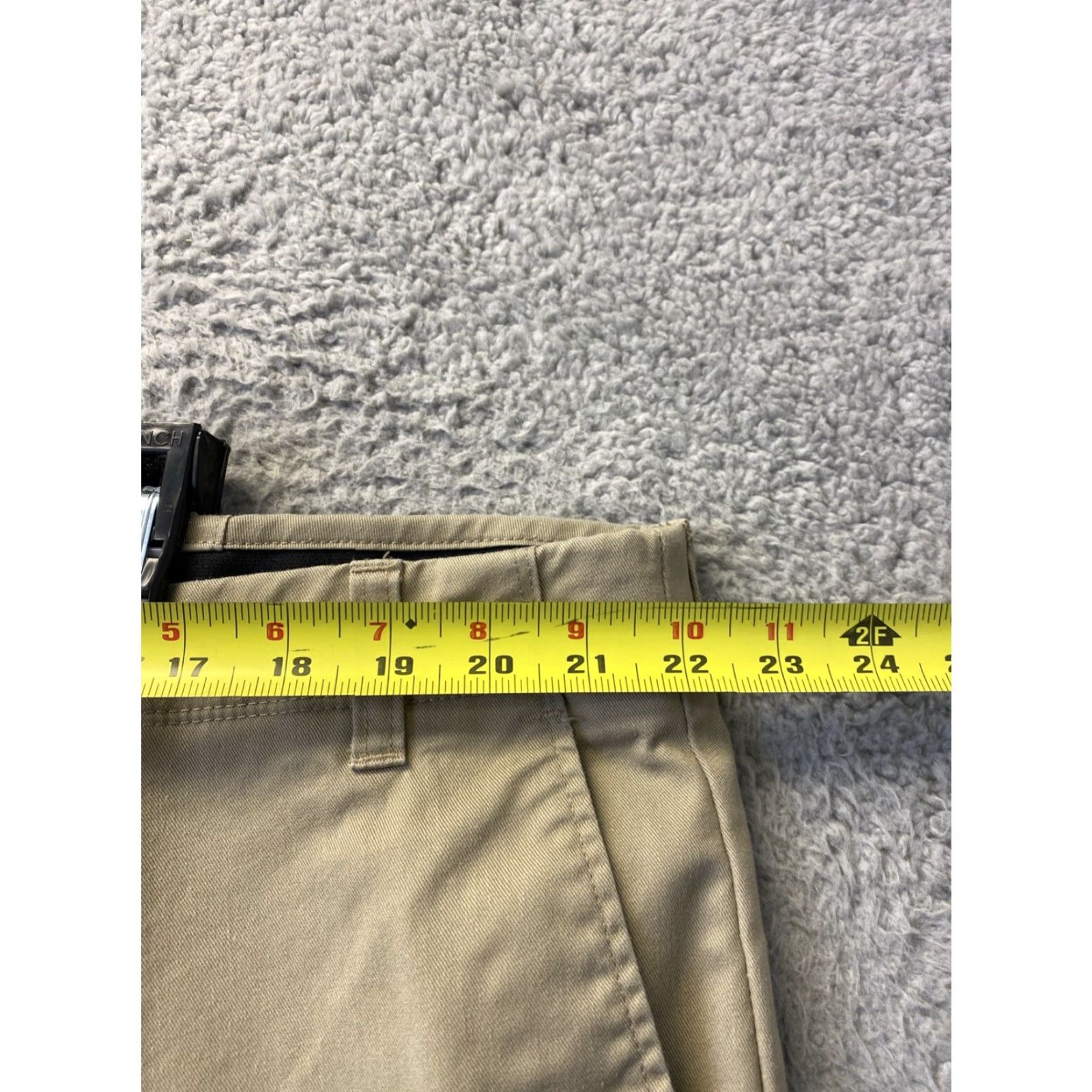 Lands' End Lands' End Men's Chino Pants 44x34 Tan Classic Fit No Iron Wrinkle Resistant Workwear Size US 44 / EU 60 - 3 Thumbnail
