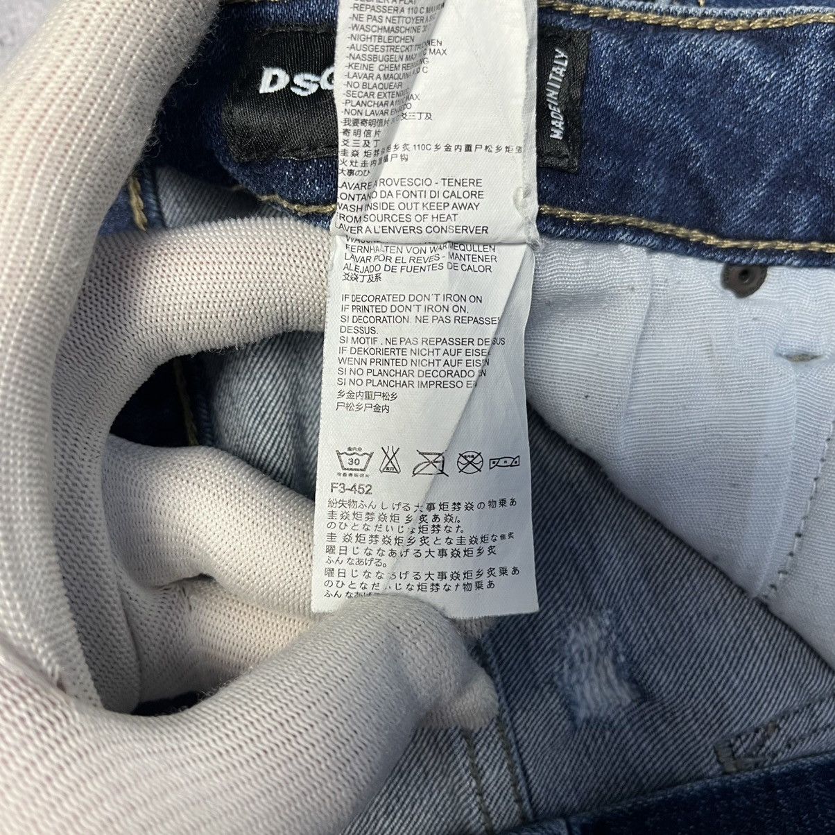 Dsquared2 Vintage Dsquared2 Distressed Denim Blue Jeans Italy Size 32" / US 10 / IT 46 - 12 Thumbnail