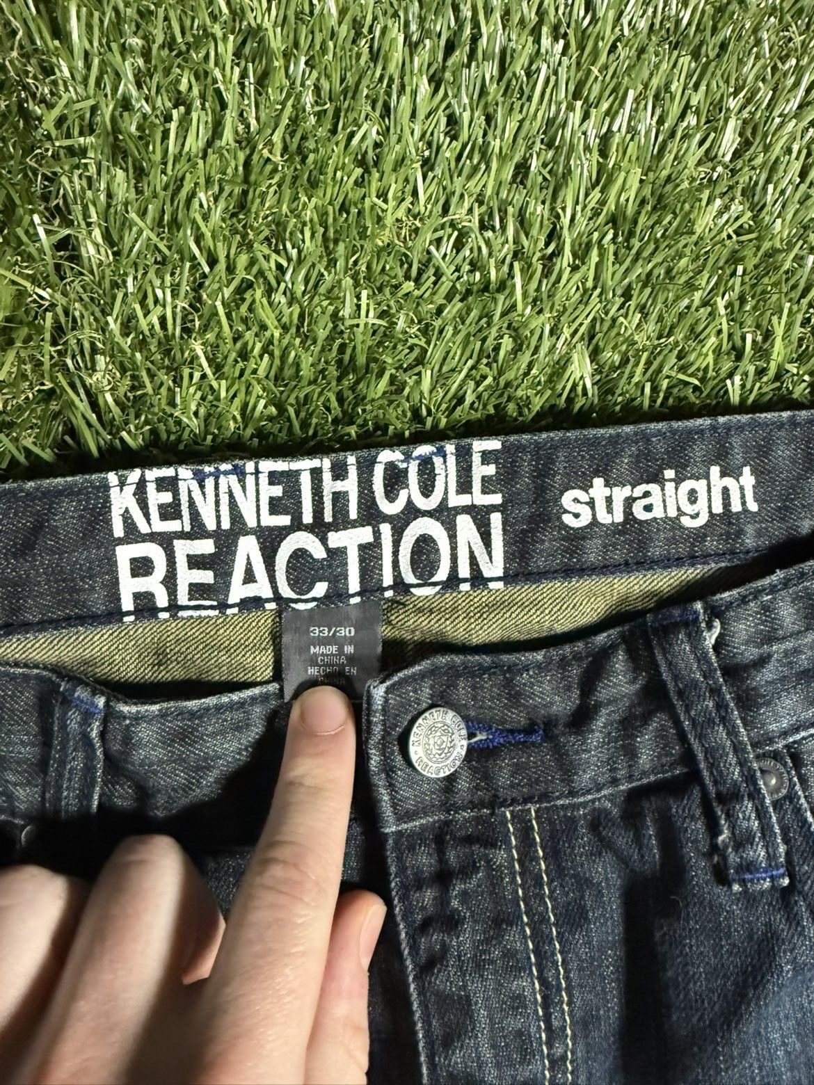 Kenneth Cole Vintage Y2K Baggy Grunge Style Denim Skater Jeans Size US 33 - 3 Thumbnail