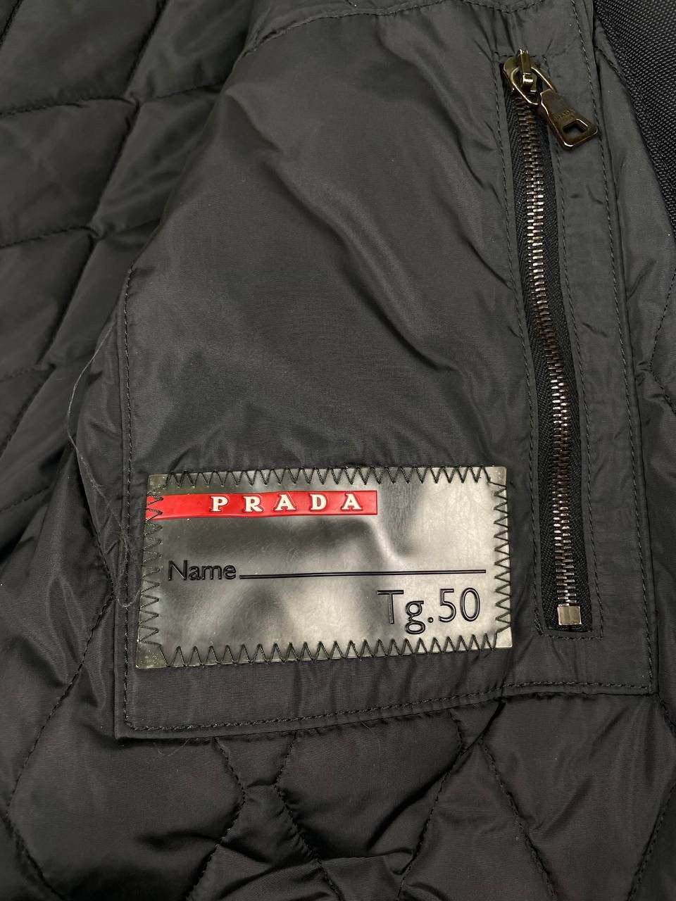 Prada Vintage Prada Sport Black Military Nylon Jacket Coat Luxury Size US M / EU 48-50 / 2 - 12 Thumbnail