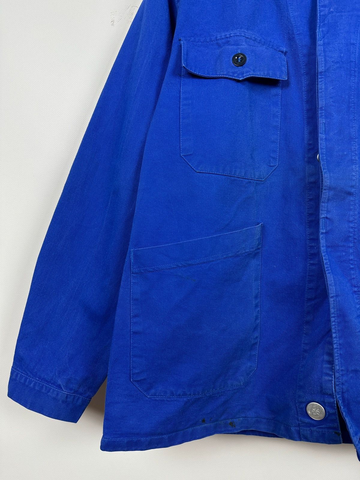 Le Laboureur 80s Vintage Lutteurs French Workwear Sanfor Chore Jacket Size US M / EU 48-50 / 2 - 6 Thumbnail