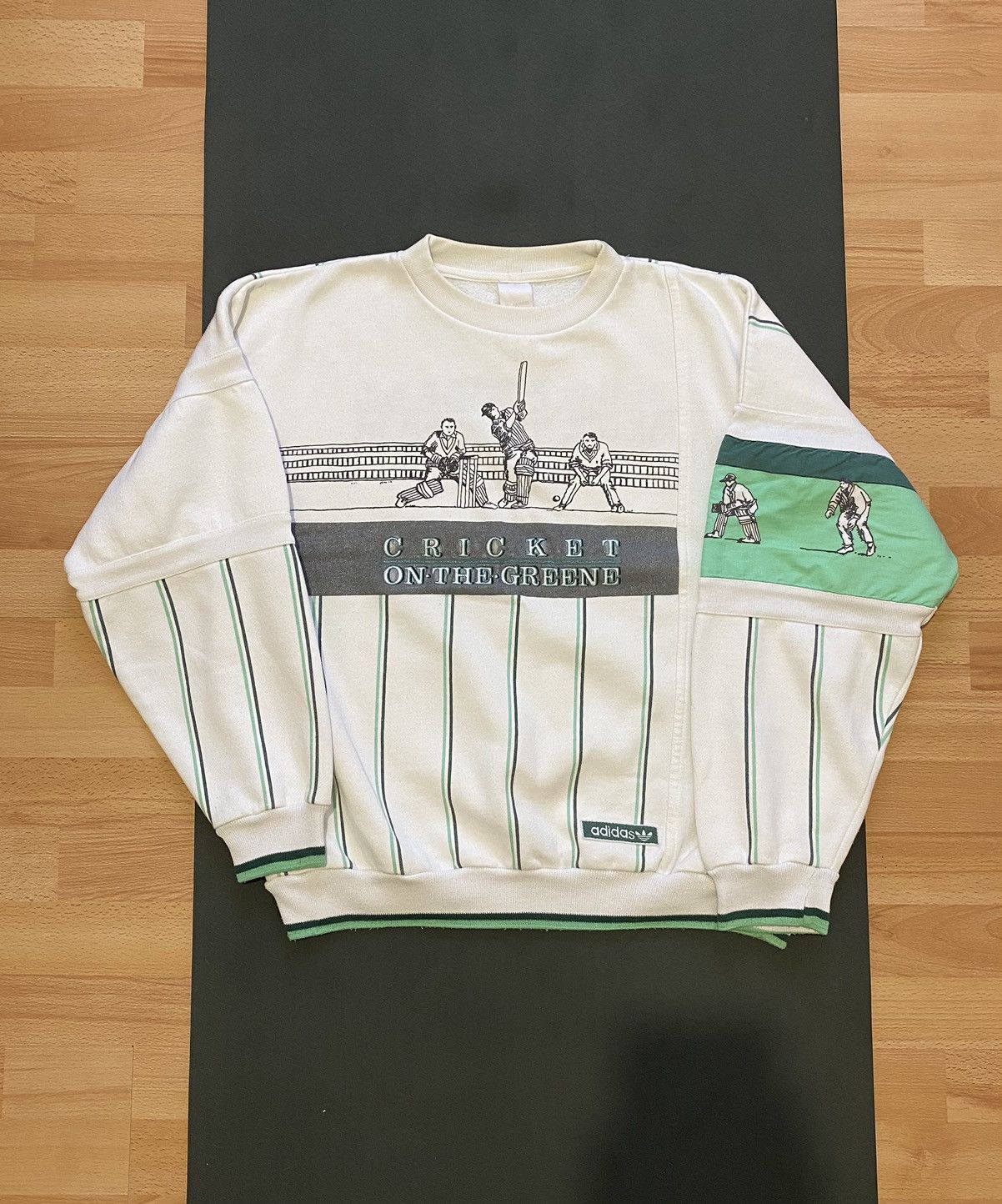 Adidas × Vintage 80's Adidas Cricket Sweatshirt Size US M / EU 48-50 / 2 - 1 Thumbnail