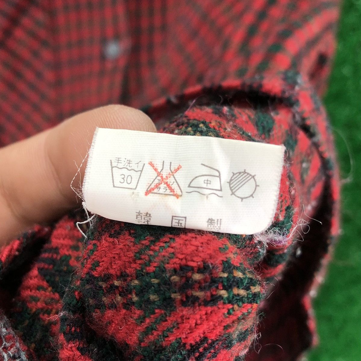 Japanese Brand Vintage 80's Flannel Checkered Double Pocket by Kitty Size US M / EU 48-50 / 2 - 15 Thumbnail
