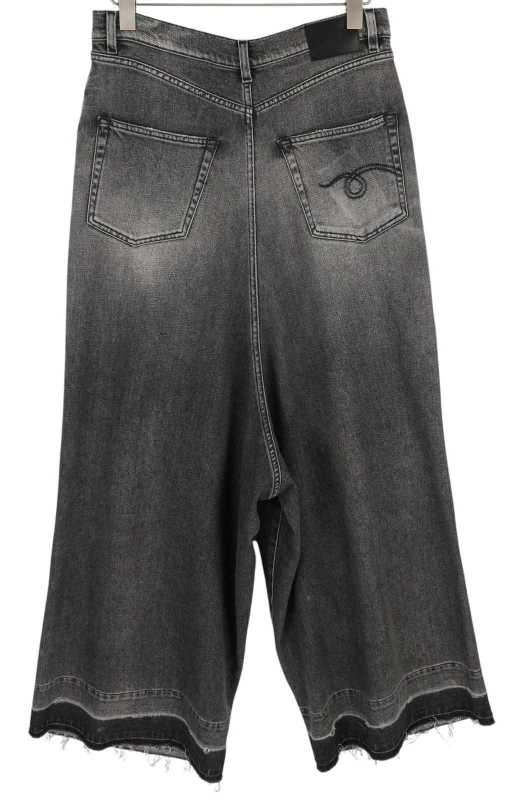 R13 JESSE 27 Vintage Grey Wide Drop Crotch Faded 85461 Size 27" / US 4 / IT 40 - 5 Thumbnail