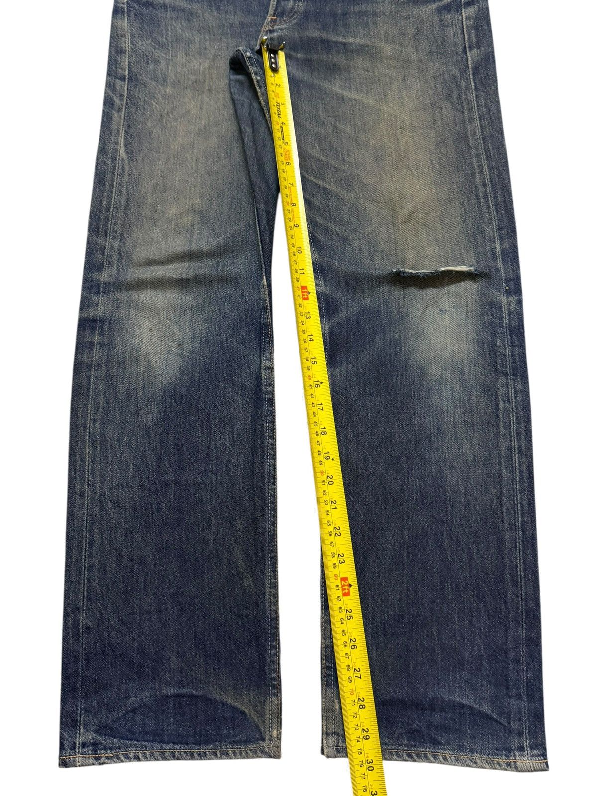 Levi's Vintage Clothing Vintage 90s Levis 501 Faded Mud Wash Distress Regular Fits Size US 32 / EU 48 - 10 Thumbnail