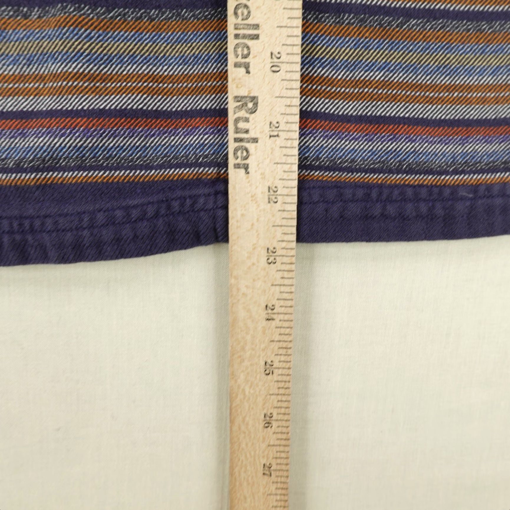Patagonia Patagonia Shirt Women 6 Blue Gray Stripes Button Up Fjord Flannel Midweight Top Size M / US 6-8 / IT 42-44 - 7 Thumbnail