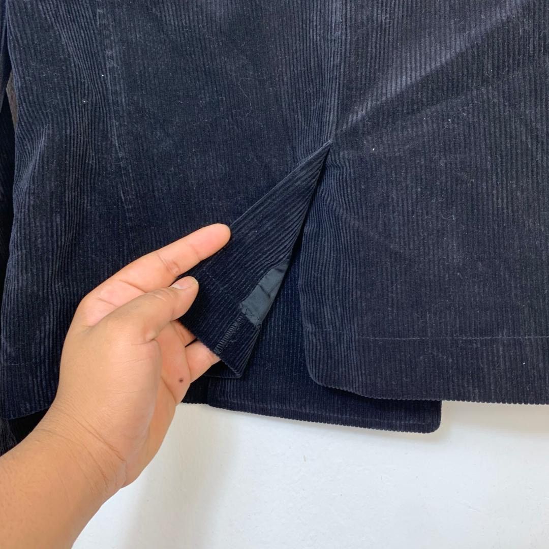 Comme des Garcons Vintage tricot COMME des GARCONS Black Corduroy Size US M / EU 48-50 / 2 - 13 Thumbnail