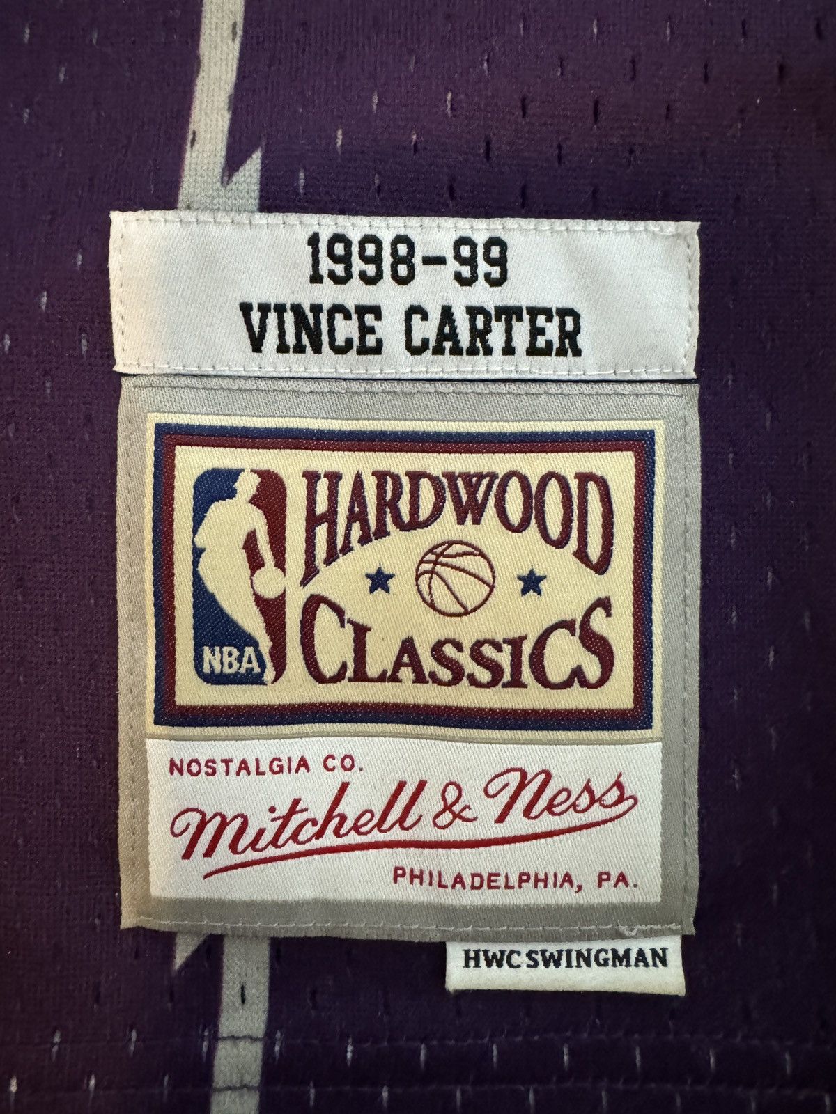 Mitchell & Ness Toronto Raptors Vince Carter 1998/99 Hardwood Classics Size US S / EU 44-46 / 1 - 3 Thumbnail