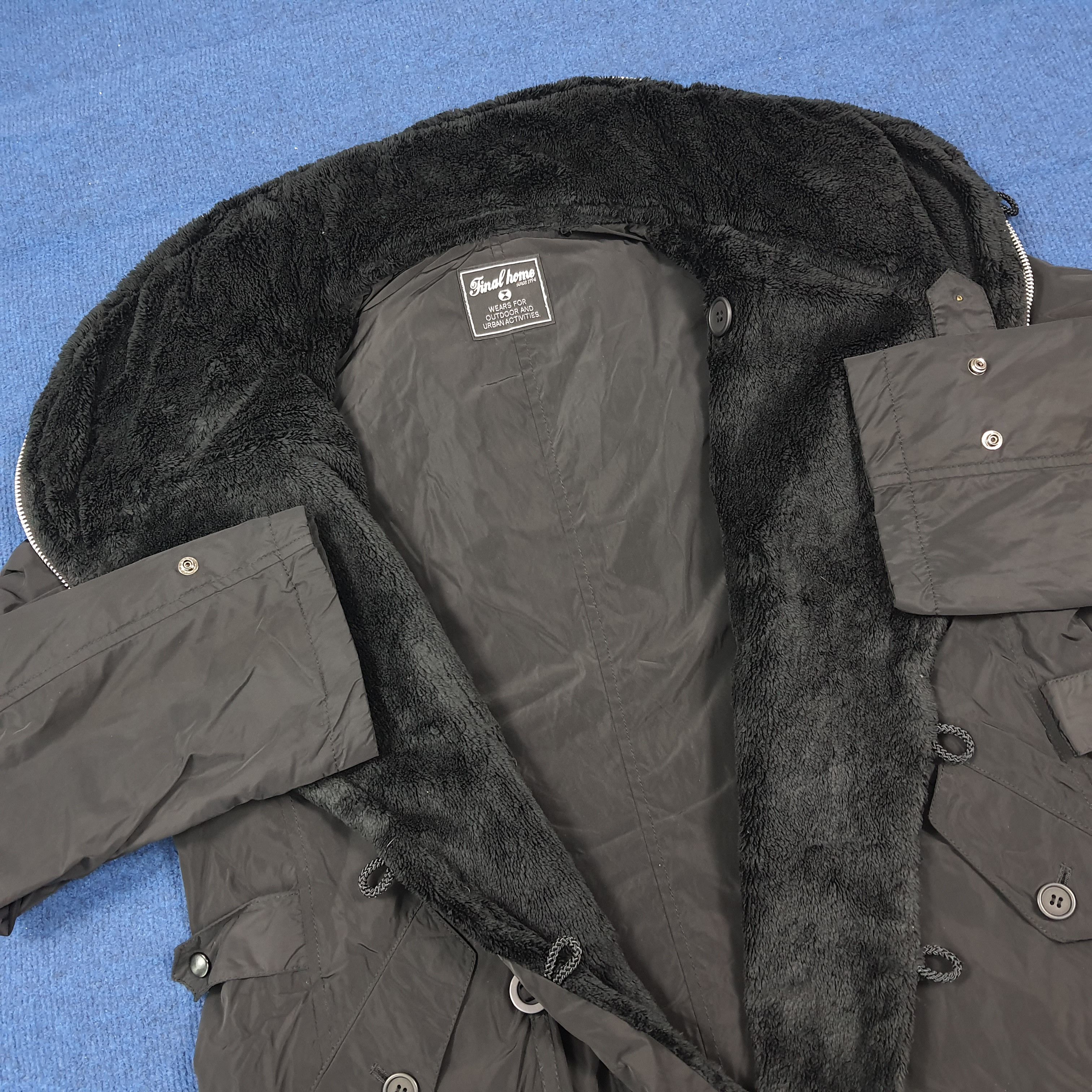 Final Home Vtg Final Home Issey Miyake Fleece Parka Jacket C284N9 Size US M / EU 48-50 / 2 - 6 Thumbnail