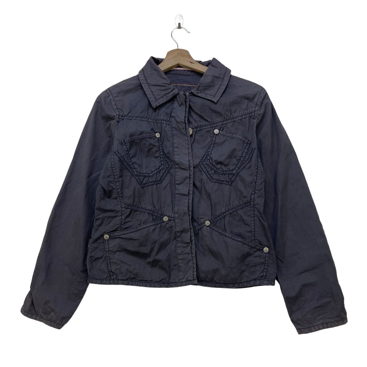Japanese Brand Japanese Brand Blue Willis Awesome Jacket Size S / US 4 / IT 40 - 1 Thumbnail