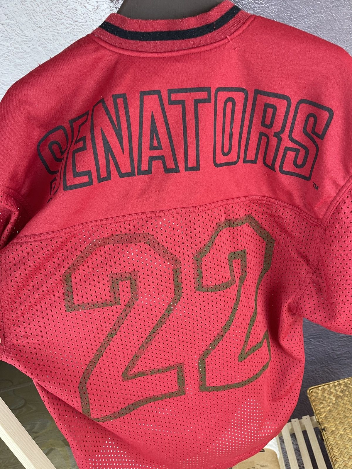 NHL Campri NHL Ottawa Senators vintage 1991 #22 jersey shirt Size US L / EU 52-54 / 3 - 14 Thumbnail
