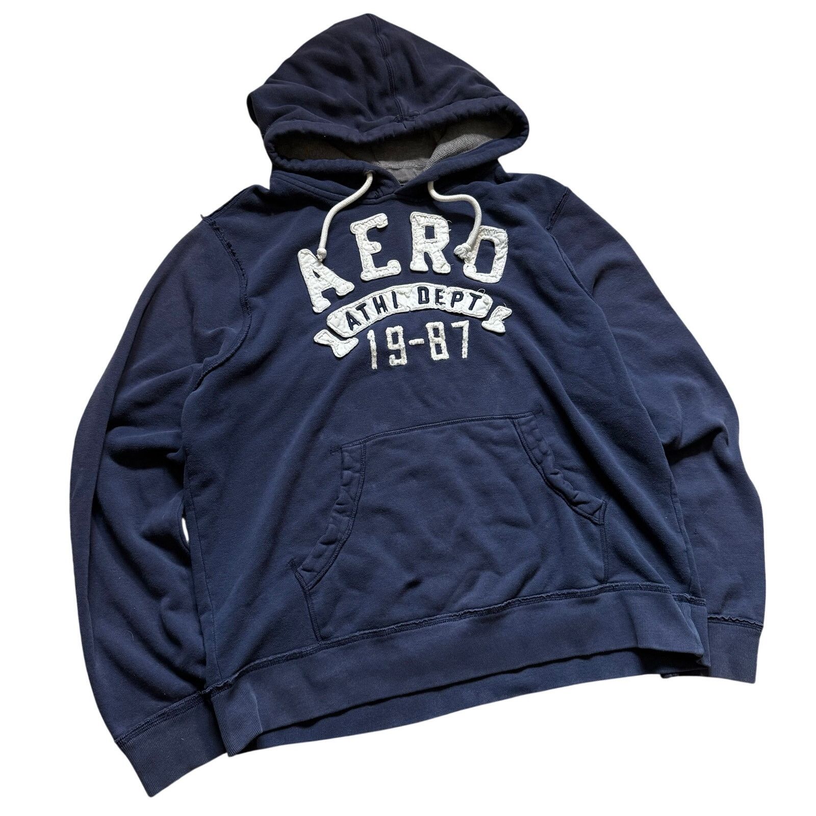 Aeropostale Y2K 2000s Aeropostale Navy Blue Hoodie XL Size US XL / EU 56 / 4 - 1 Thumbnail