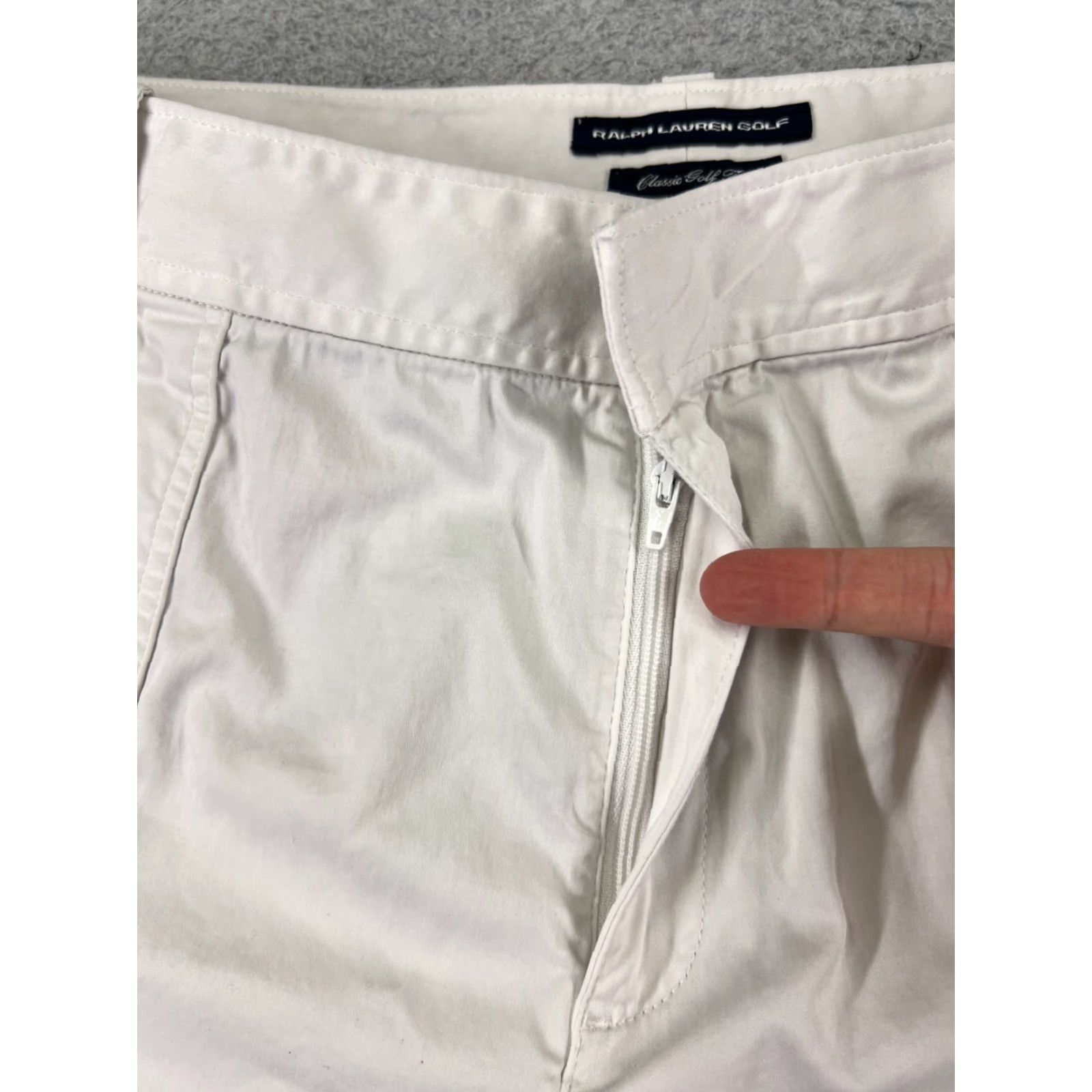 Ralph Lauren Ralph Lauren Golf Shorts Women 14 White Classic Golf Fit Cargo Nylon Blend 32x11 Size 36" / US 14 / IT 50 - 6 Thumbnail