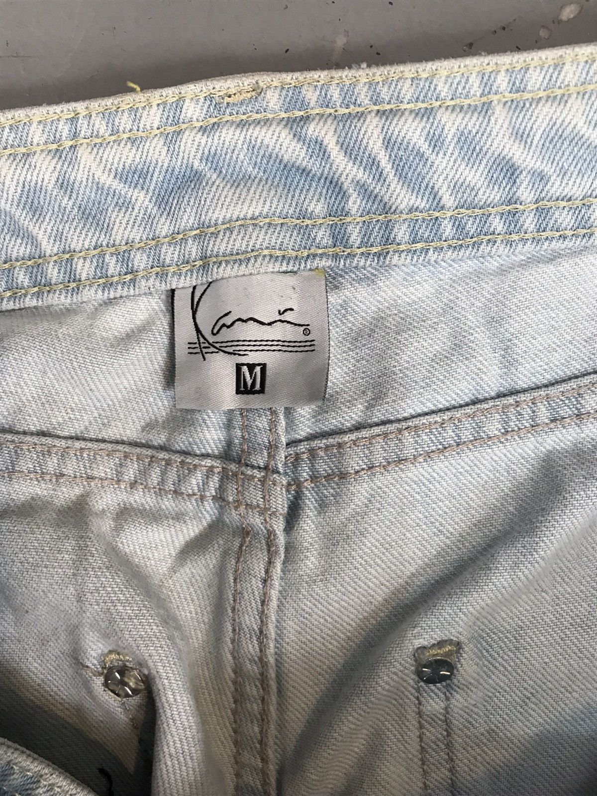 Karl Kani × Vintage Vintage Karl Kani carpenter dusty denim Size US 35 - 8 Thumbnail