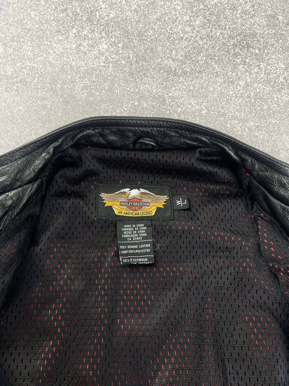 Harley Davidson × Vintage Vintage Harley Davidson Black Leather Vest Women’s Size L Size L / US 10 / IT 46 - 11 Thumbnail