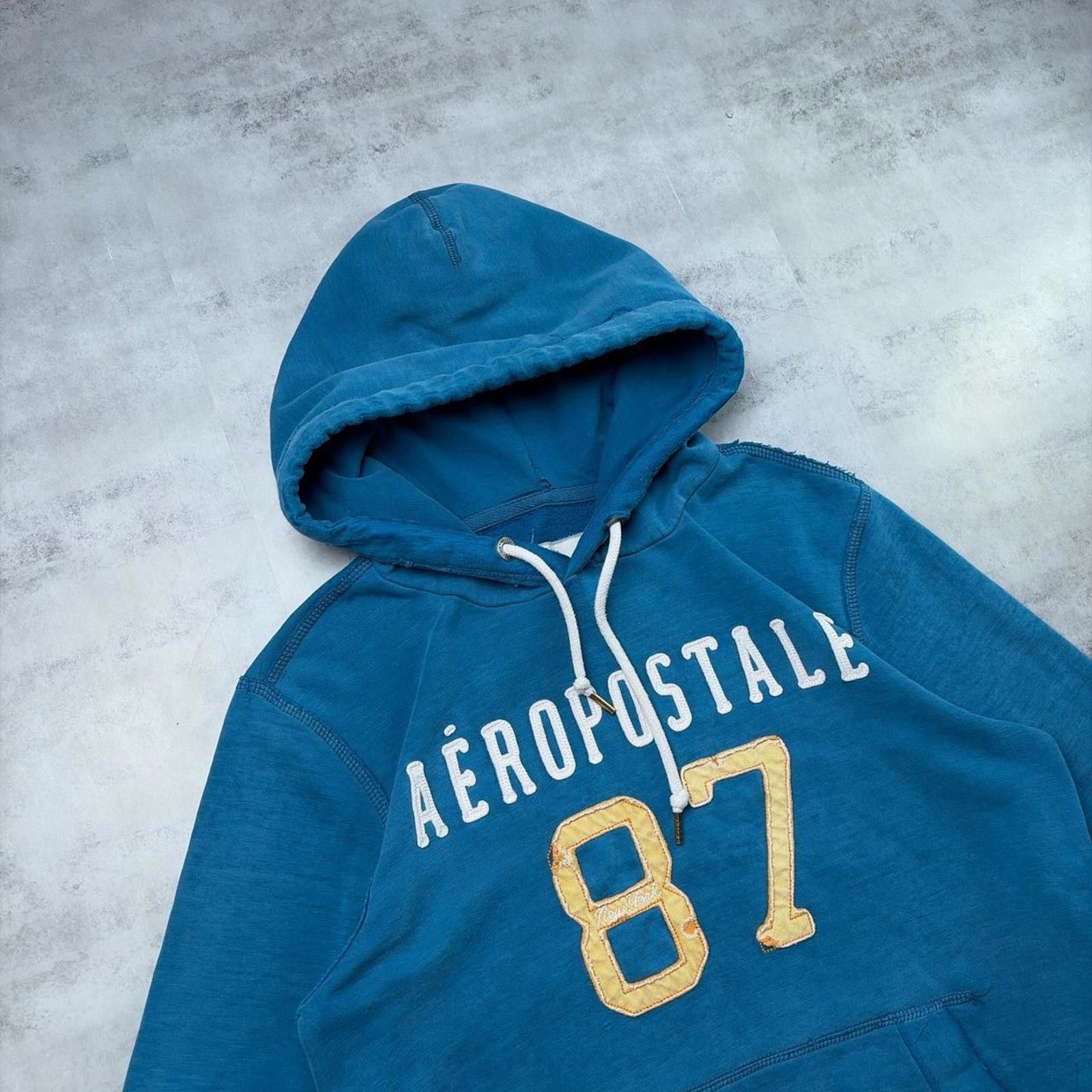 Aeropostale Y2K Blue Aeropostale Grunge Distressed Skater Hoodie Size US S / EU 44-46 / 1 - 5 Thumbnail