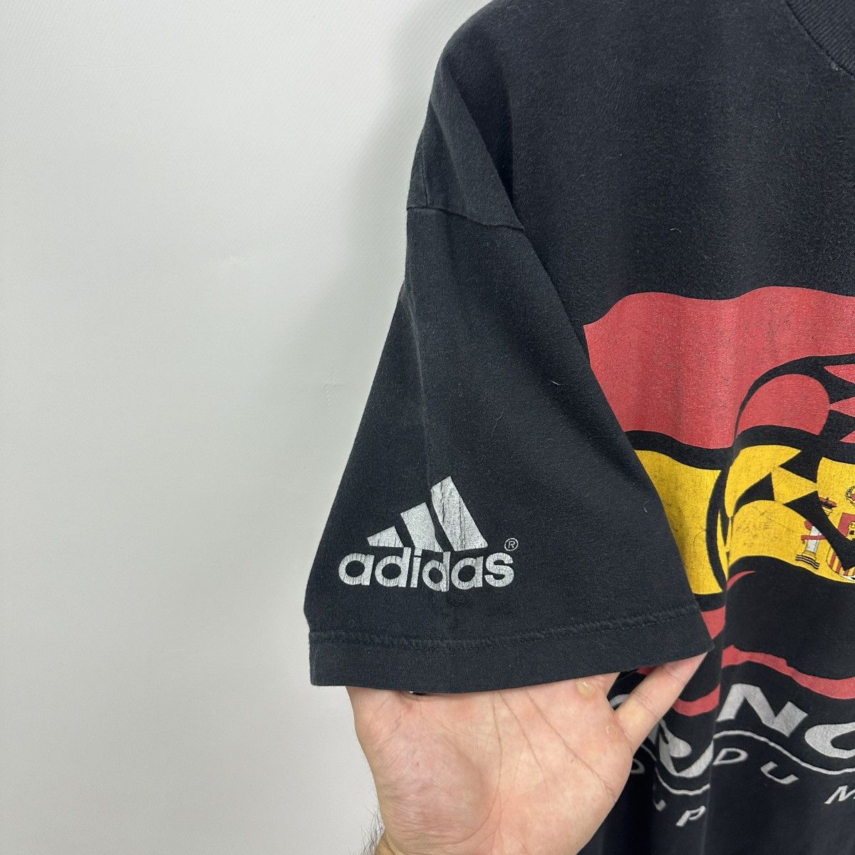 Vintage Vintage 90s France Coupe De monde 98 Adidas 1994 tee y2k Size US M / EU 48-50 / 2 - 7 Thumbnail