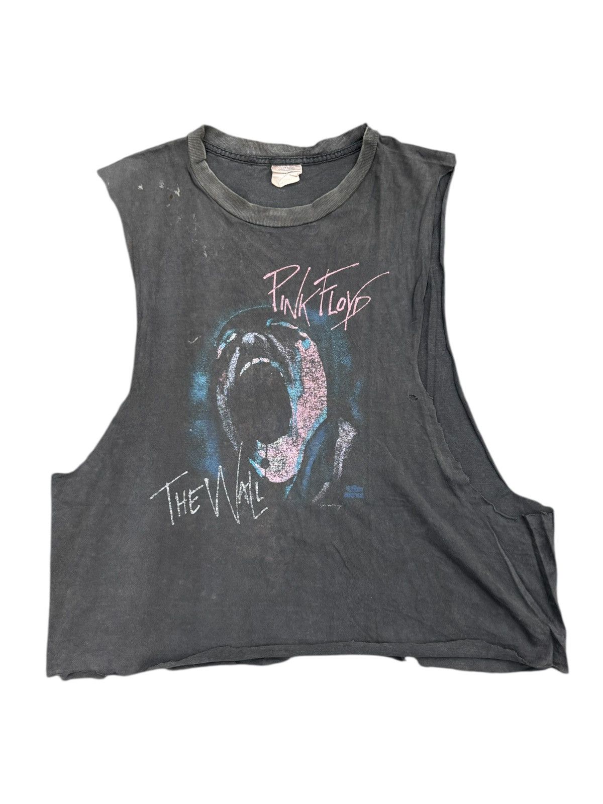 Vintage Vintage distress thrashed pink floyd the wall winterland 90s Size US XL / EU 56 / 4 - 1 Thumbnail