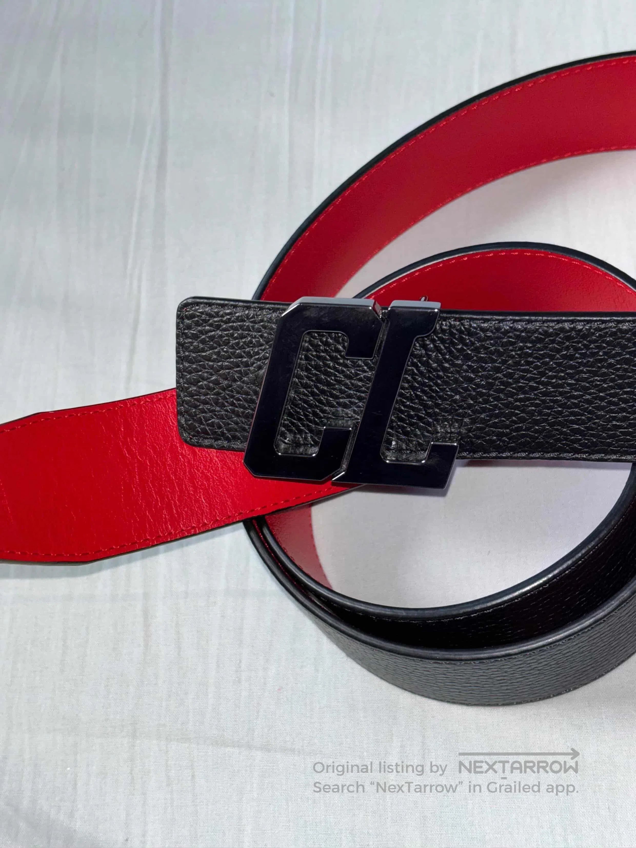 Christian Louboutin Christian Louboutin Reversible Belt . Size ONE SIZE - 4 Thumbnail