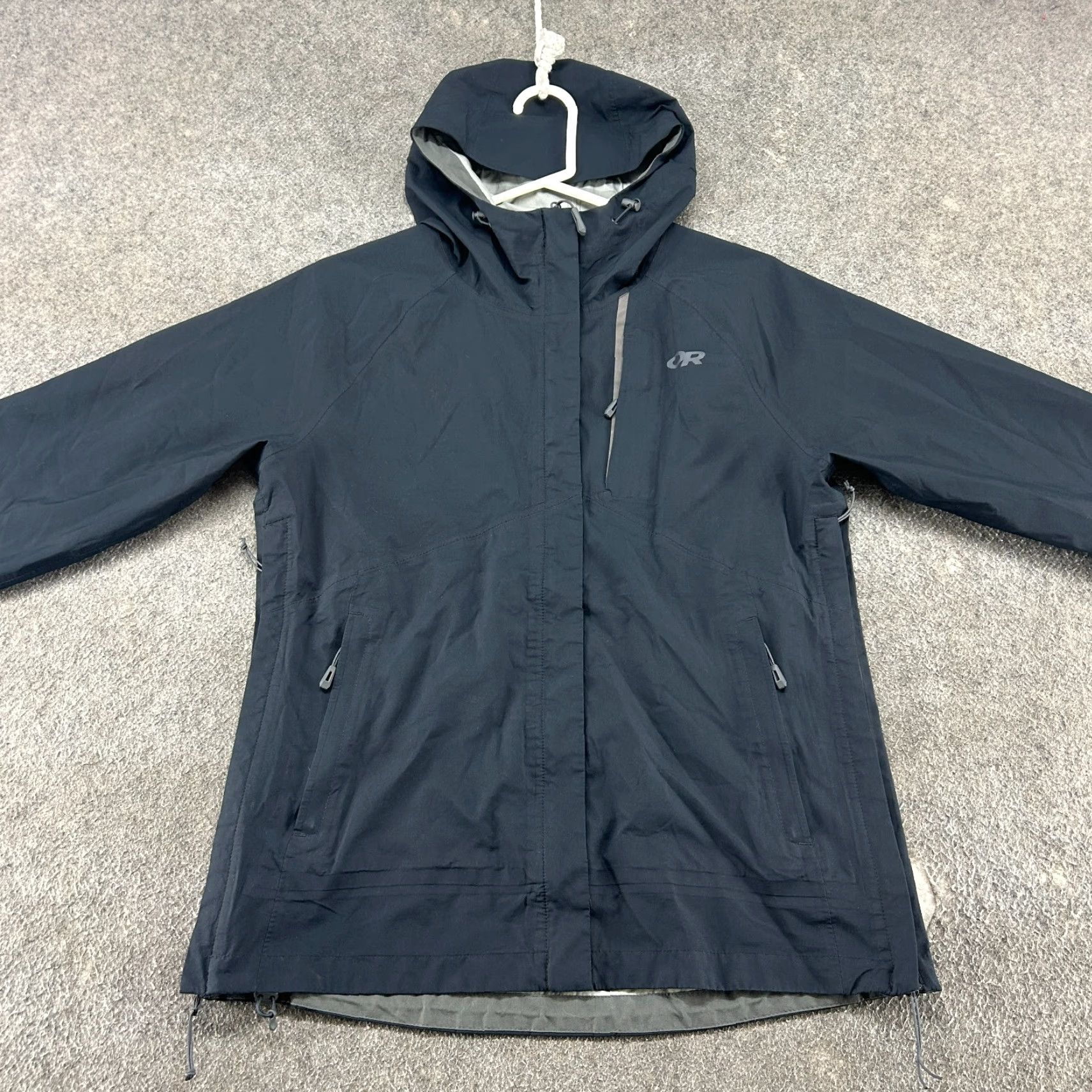 Outdoor Research Outdoor Research Jacket Womens Small Black Hooded Shell Rain Coat Rain Hooded Shell Outdoor Research Womens Small Black Jacket Size S / US 4 / IT 40 - 3 Thumbnail