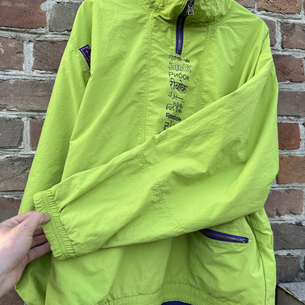 Reebok Rare Vintage 90s Reebok Tracksuit Jacket Hip Hop Nike Size US L / EU 52-54 / 3 - 11 Thumbnail