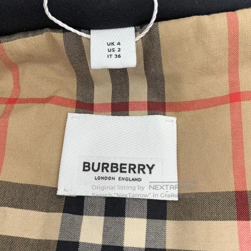 Burberry Burberry Red Women's Cotton Hooded Jacket. Size XS / US 0-2 / IT 36-38 - 5 Thumbnail