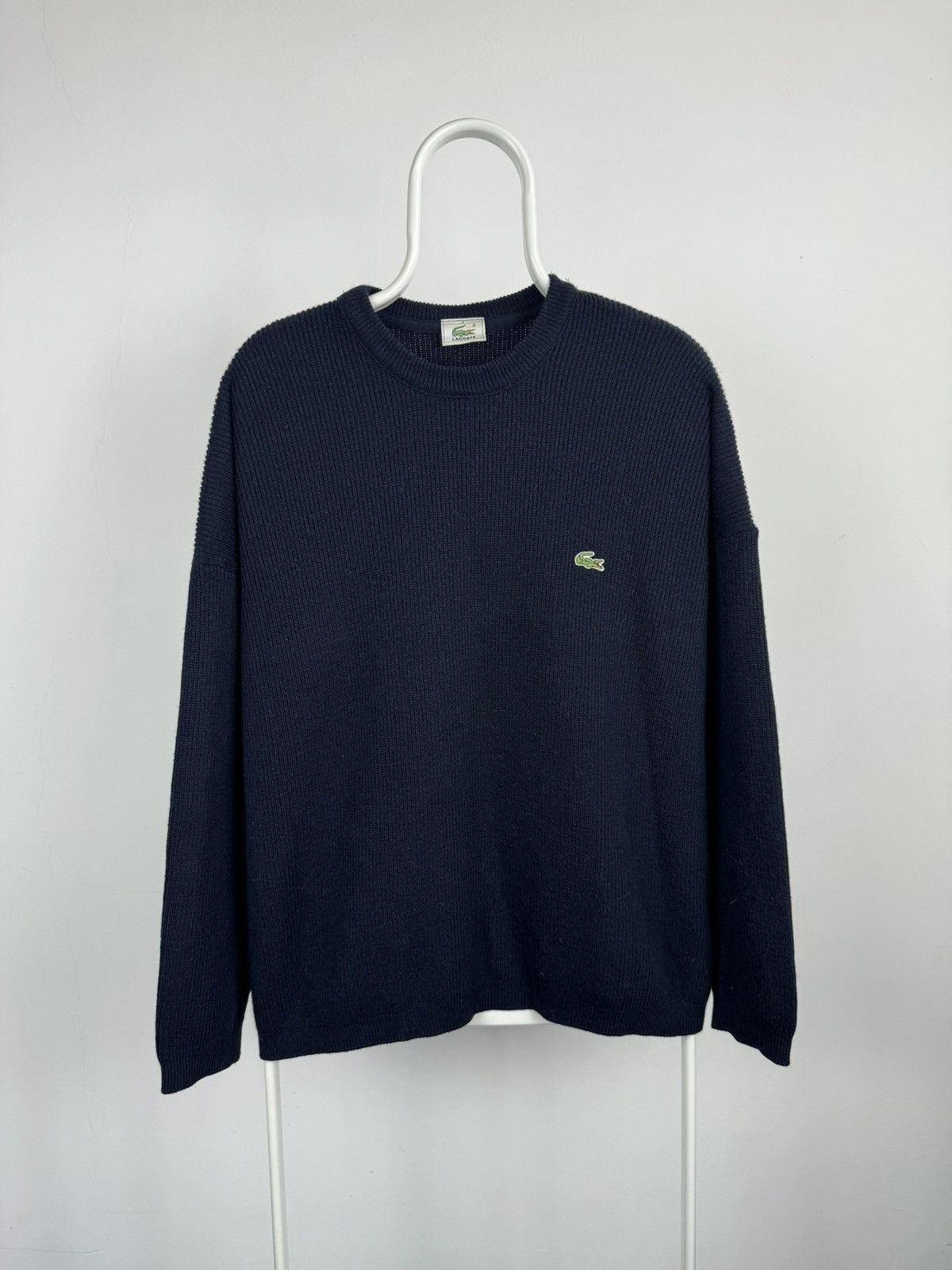 Lacoste Vintage Lacoste Heavy Knitted Sweater 90s Size US XL / EU 56 / 4 - 1 Thumbnail