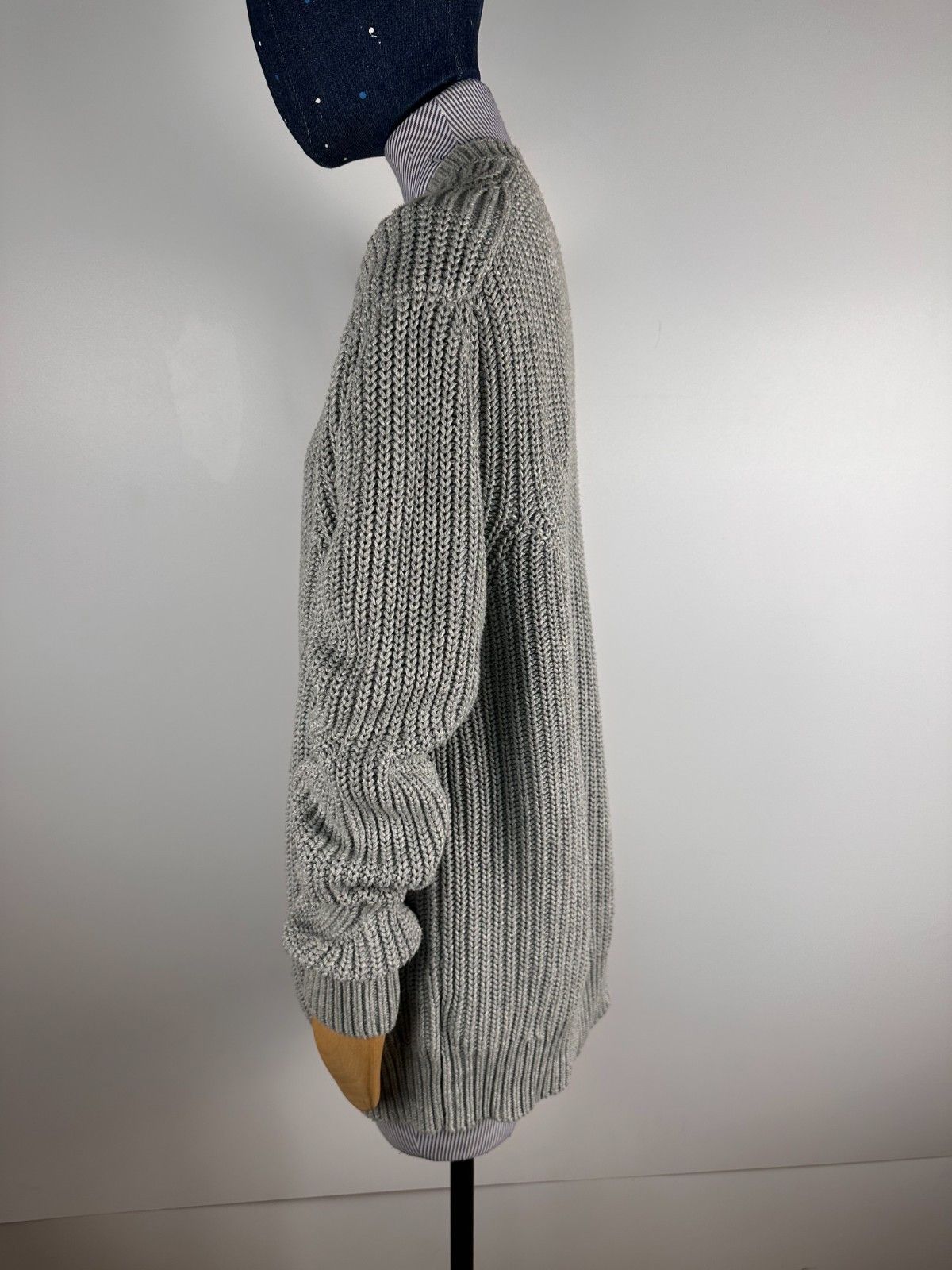 Allsaints All Saints Cardigan Womens Knitted Long Open Sweater Size L Size L / US 10 / IT 46 - 4 Thumbnail