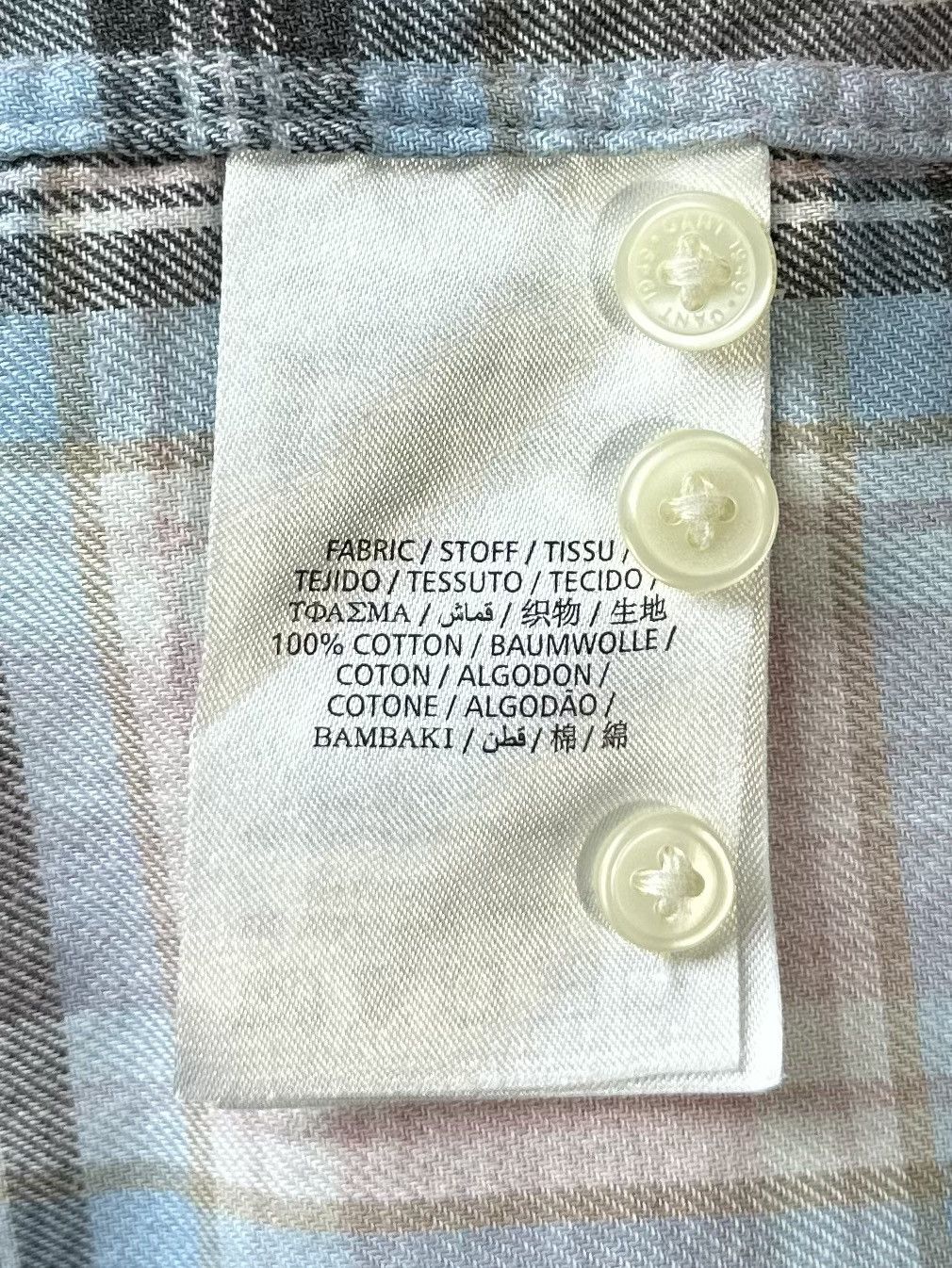 Flannel × Gant GANT Checkered Shirt Blouse Cotton Women's Size US 6 Size M / US 6-8 / IT 42-44 - 7 Thumbnail