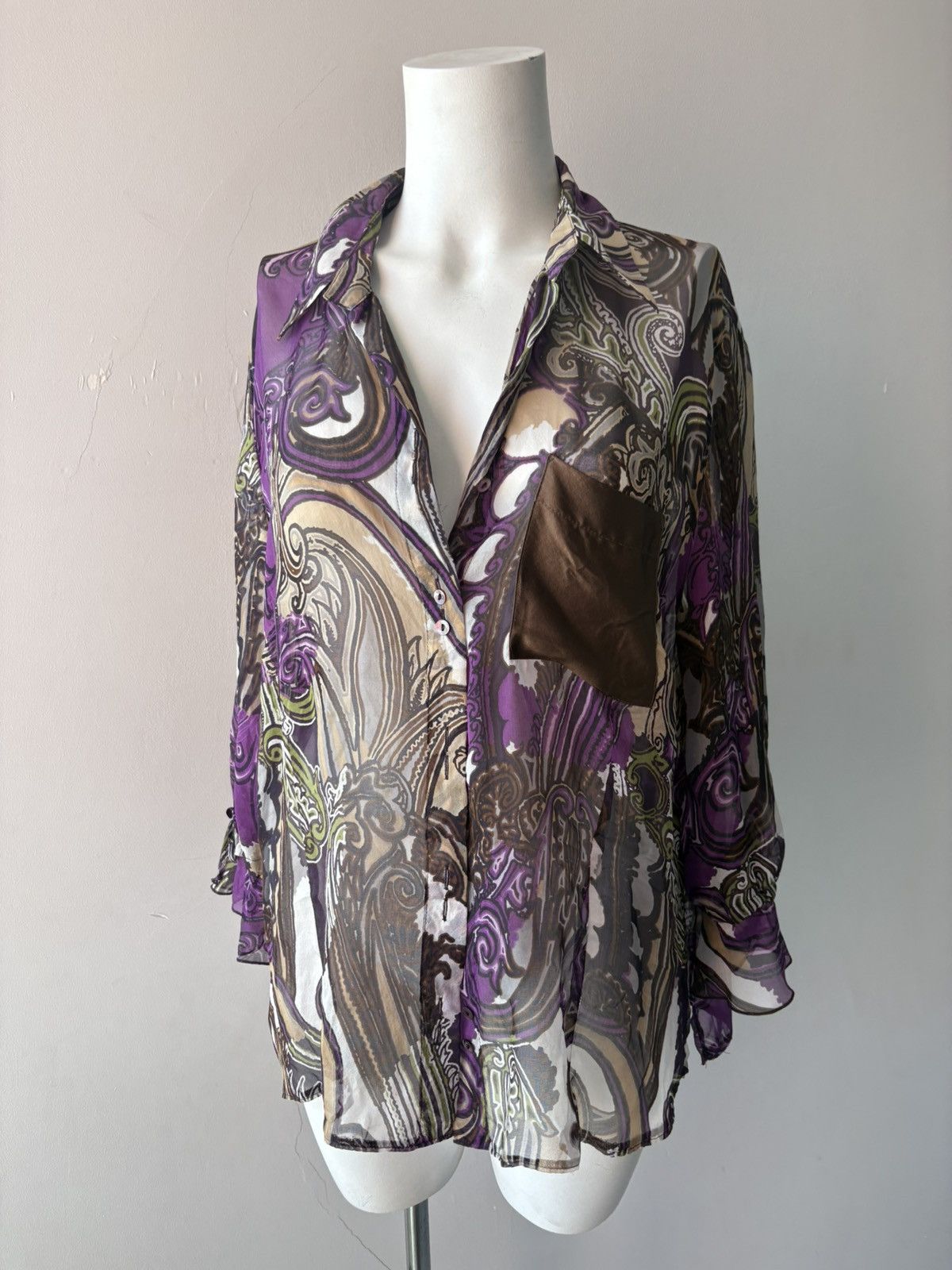 Gerry Weber Gerry Weber silk shirt Size L / US 10 / IT 46 - 4 Thumbnail