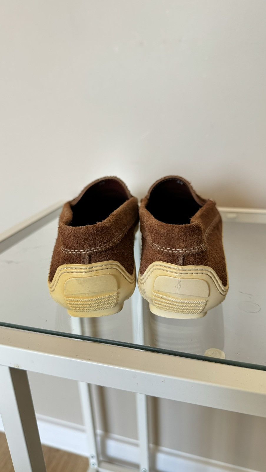 Leather Tod’s suede brown leather loafers vibram made in Italy Size US 8 / IT 38 - 4 Thumbnail
