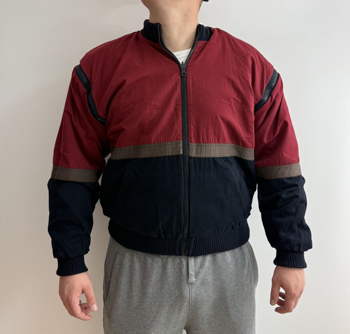 Paul & Shark Paul&Shark big logo British flag reversible wool bomber Size US L / EU 52-54 / 3 - 3 Thumbnail