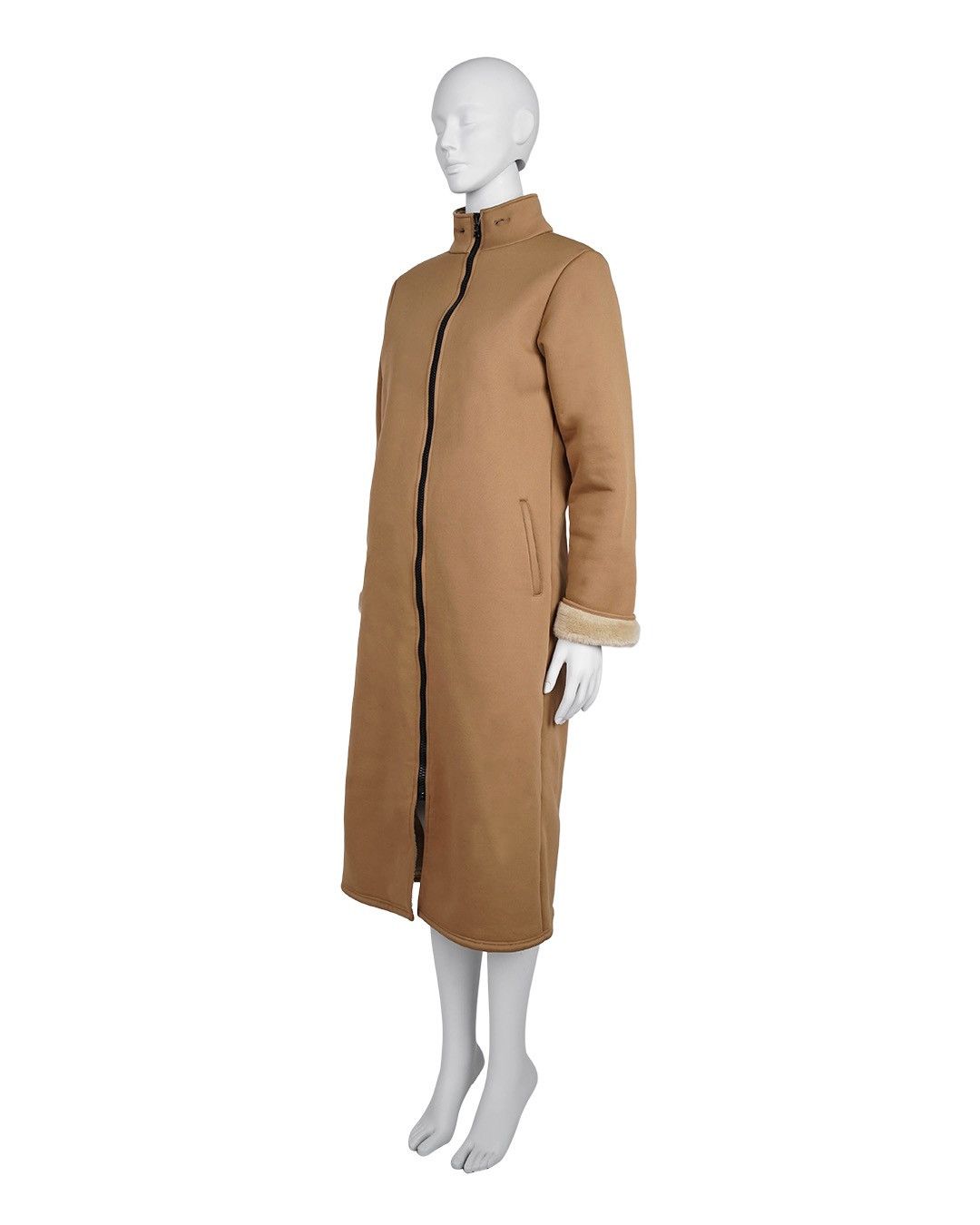Miu Miu Miu Miu F/W1999 Neoprene Fleece Lining Coat Size M / US 6-8 / IT 42-44 - 4 Thumbnail