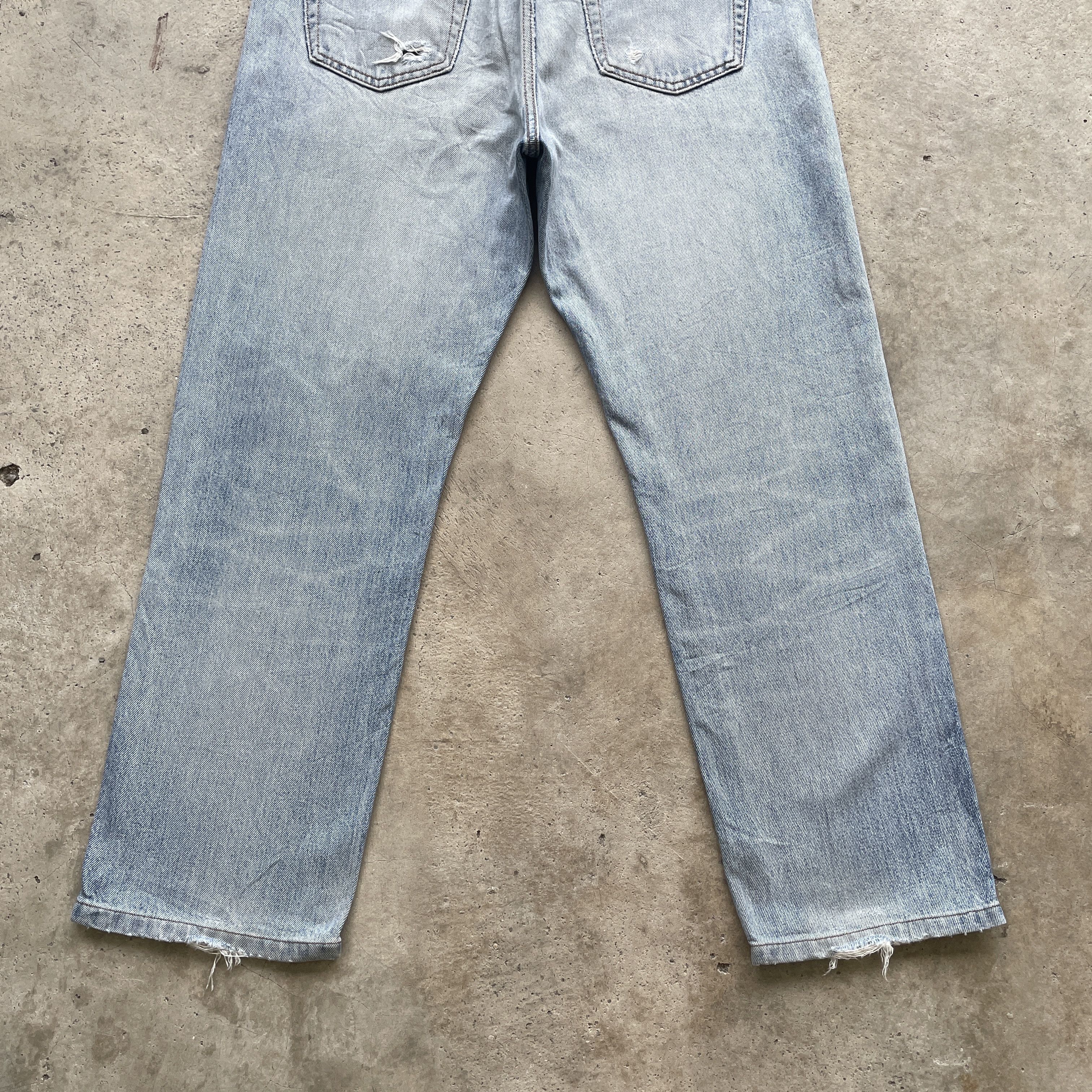 Japanese Brand VINTAGE JAPANESE DISTRESSED FADED WASH DENIM PANTS JEANS W32 Size US 32 / EU 48 - 9 Thumbnail