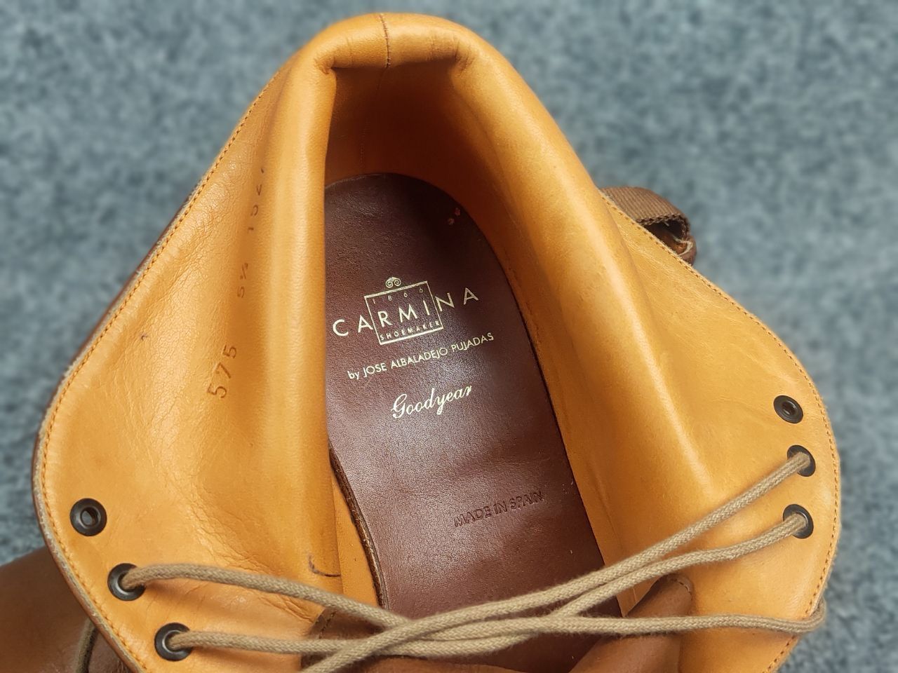 Carmina Carmina Design leather chukka boots Lace Handmade Shoes Size US 5.5 / IT 35.5 - 19 Thumbnail