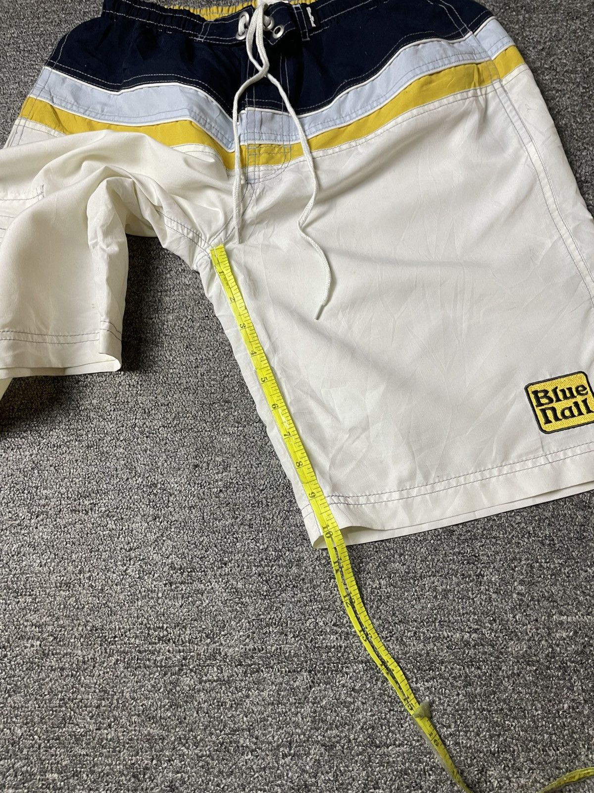 Japanese Brand × Vintage Blue Nails Classic Style Brand Beach Shorts (111) Size US 26 / EU 42 - 5 Thumbnail