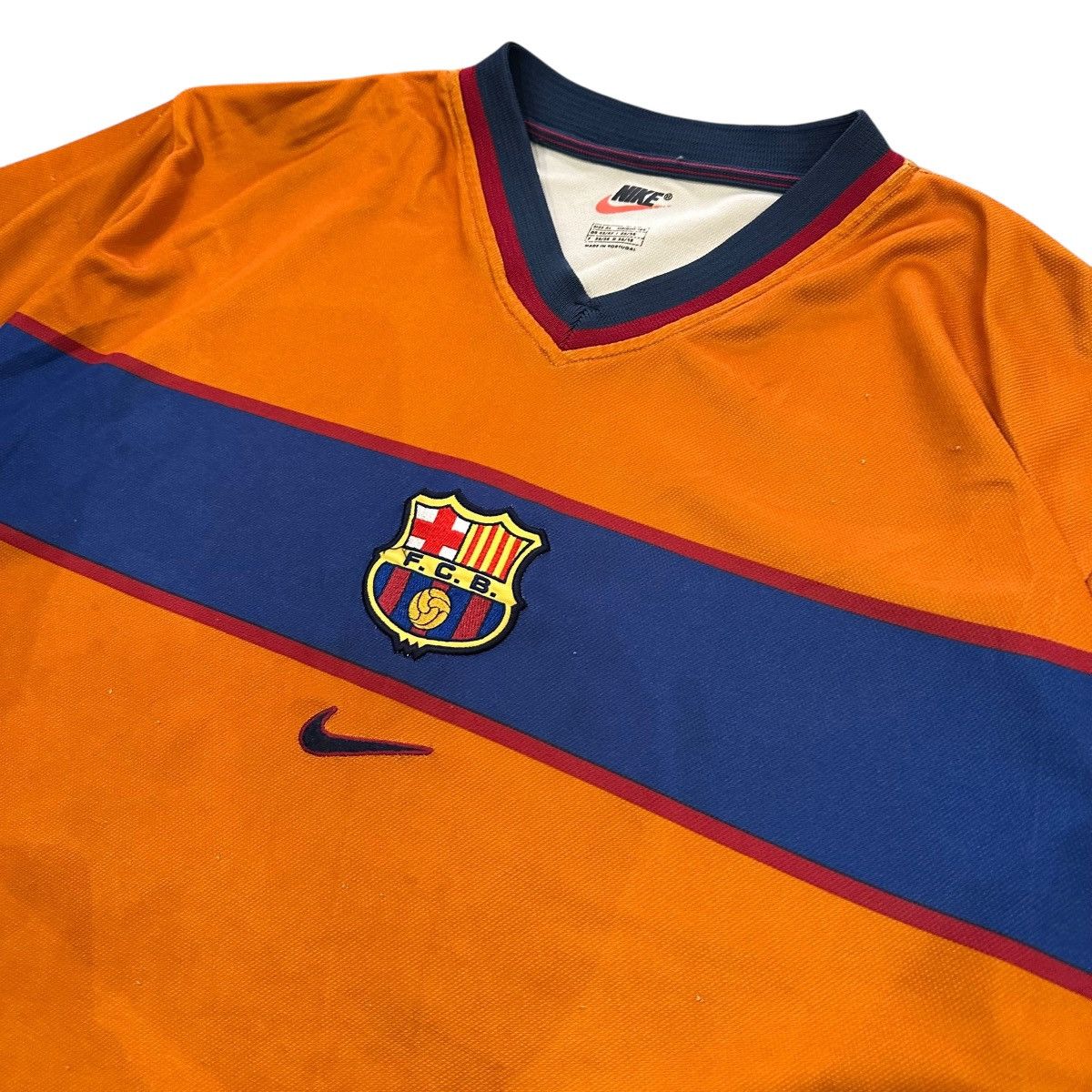 Nike Nike FC Barcelona 1998-00 third football/soccershirt/jersey Size US XL / EU 56 / 4 - 7 Thumbnail