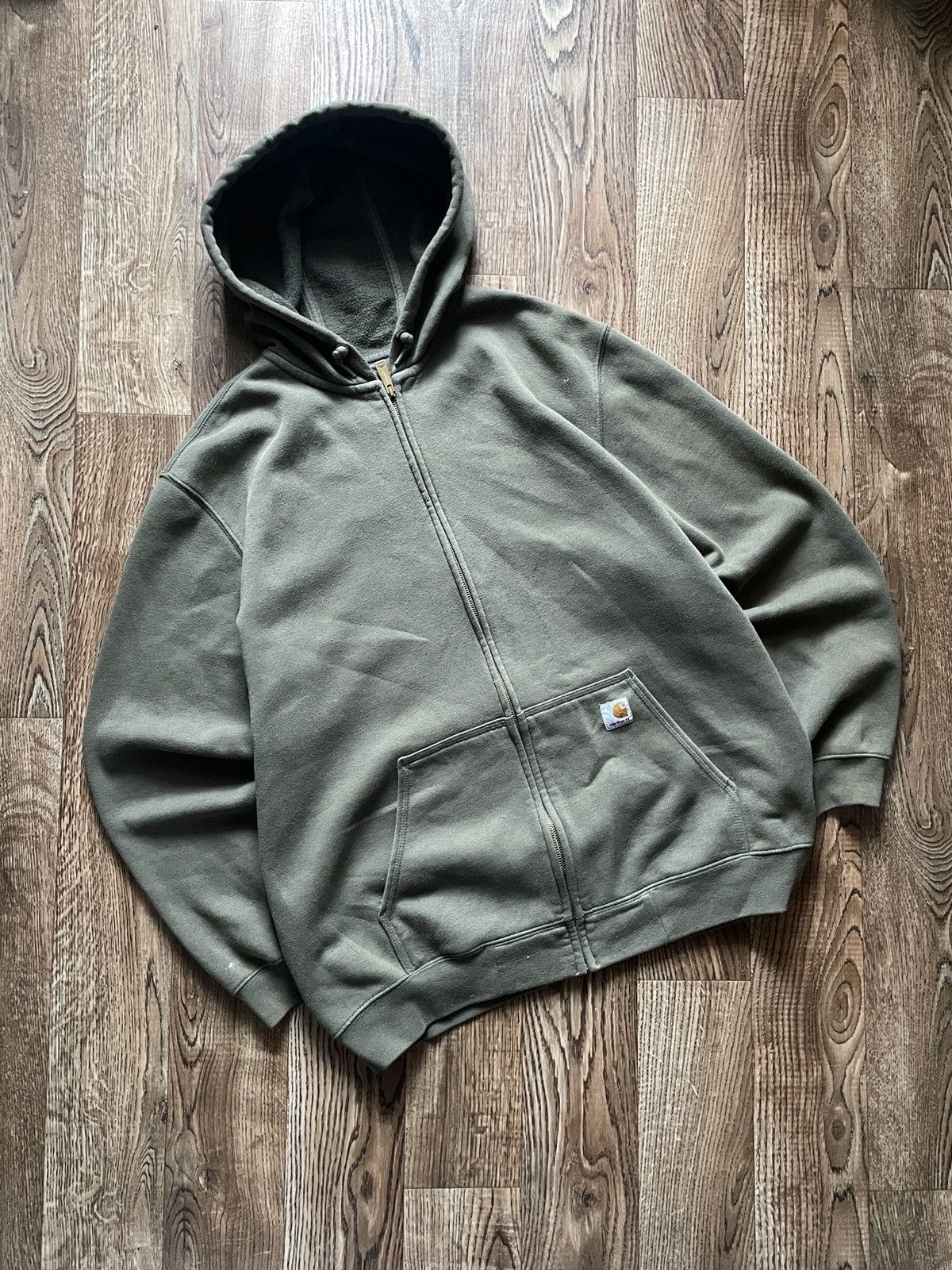 Carhartt Rare Vintage Carhartt Zip Hoodie Jacket Size XL Oversized Size US XL / EU 56 / 4 - 2 Thumbnail