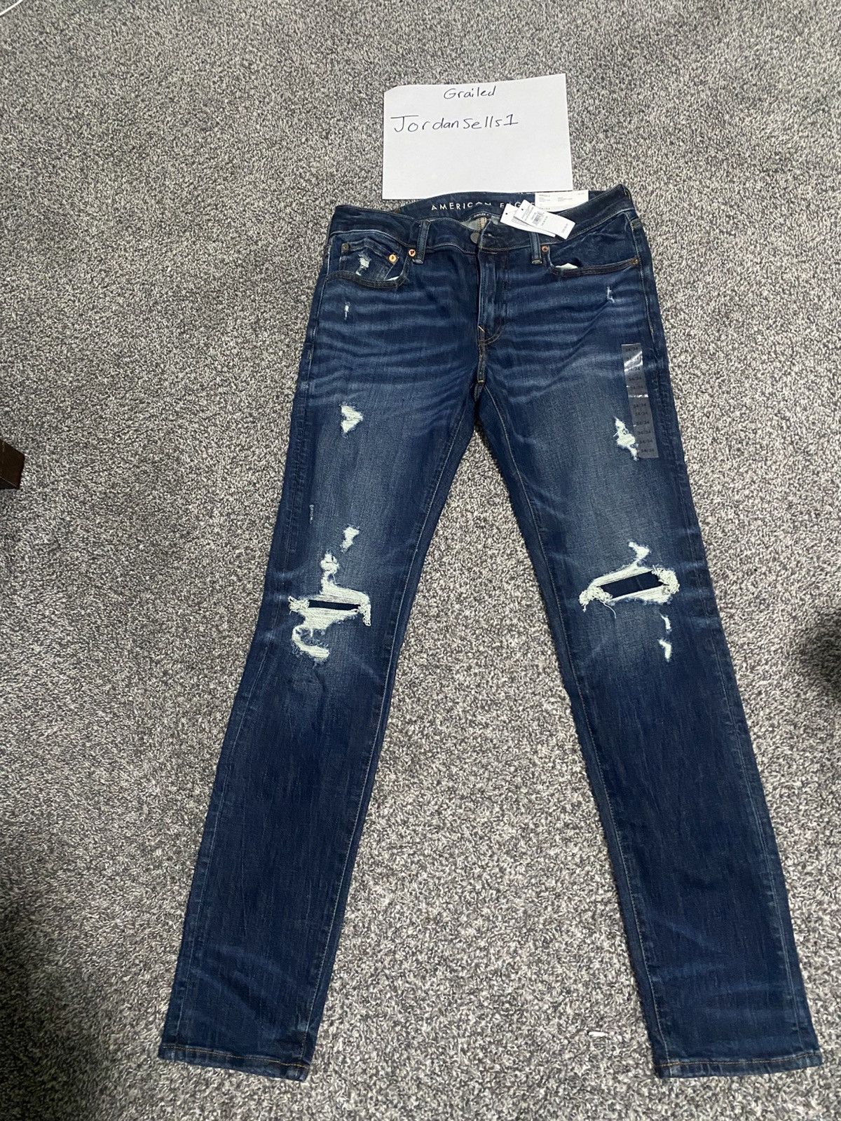 American Eagle Outfitters American Eagle Outfitters 34x34 Skinny Airflex+ Jeans Size US 34 / EU 50 - 1 Thumbnail