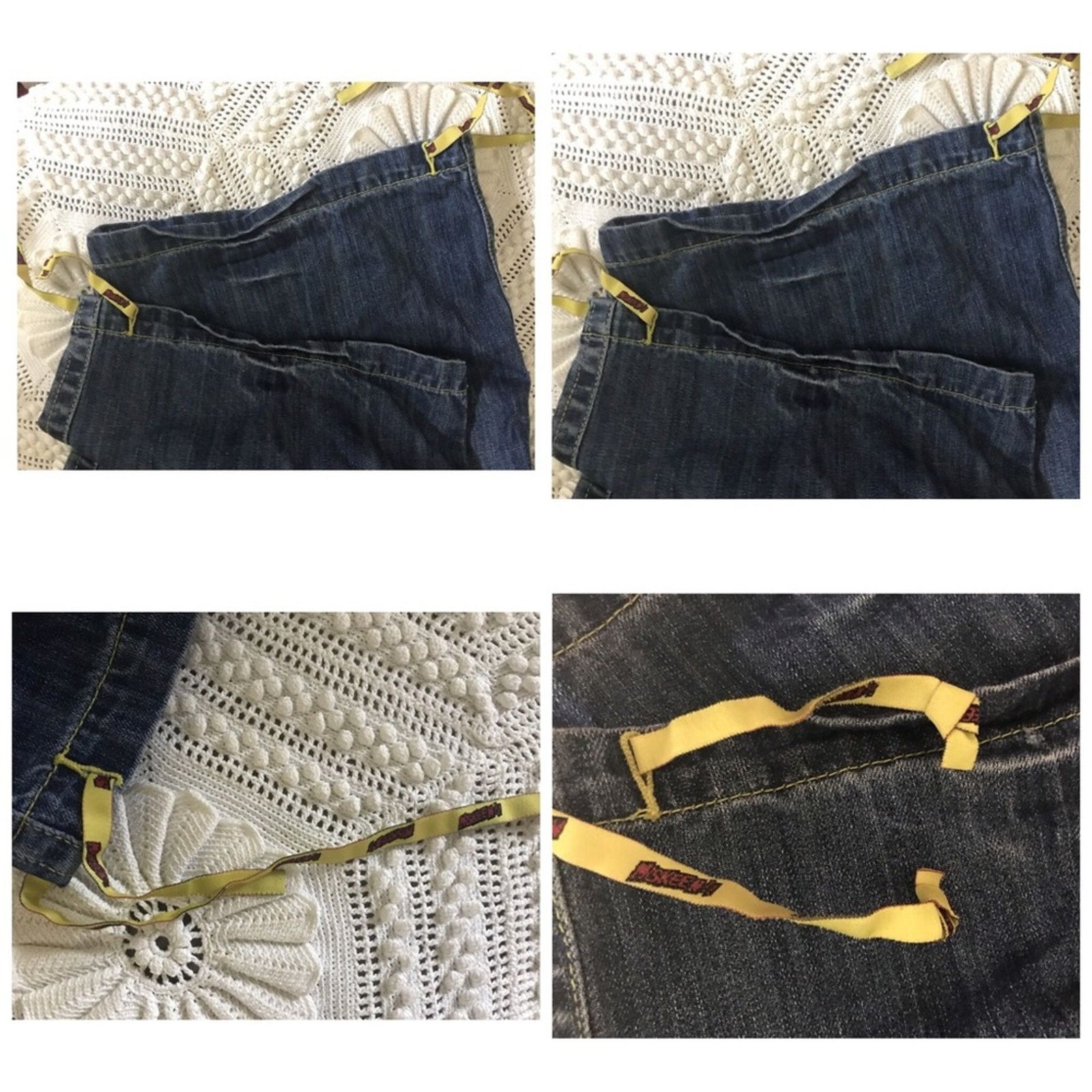 Other MISKEEN MSKN Embroidered Baggy Hip Hop Denim Jeans Size US 38 / EU 54 - 8 Thumbnail